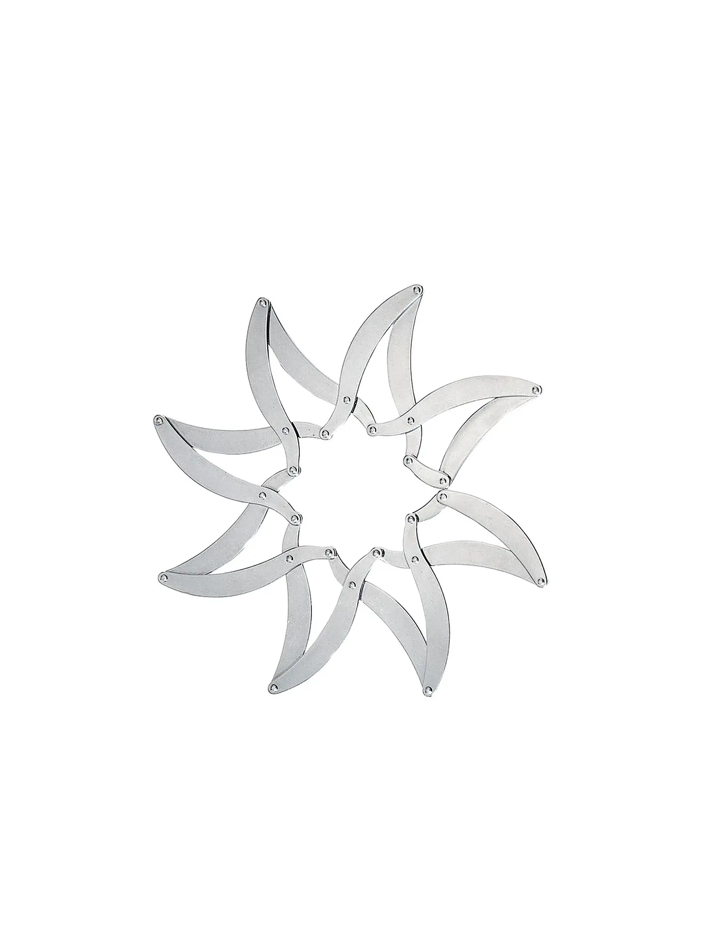 ALESSI | Topfuntersetzer "Augh" | silber