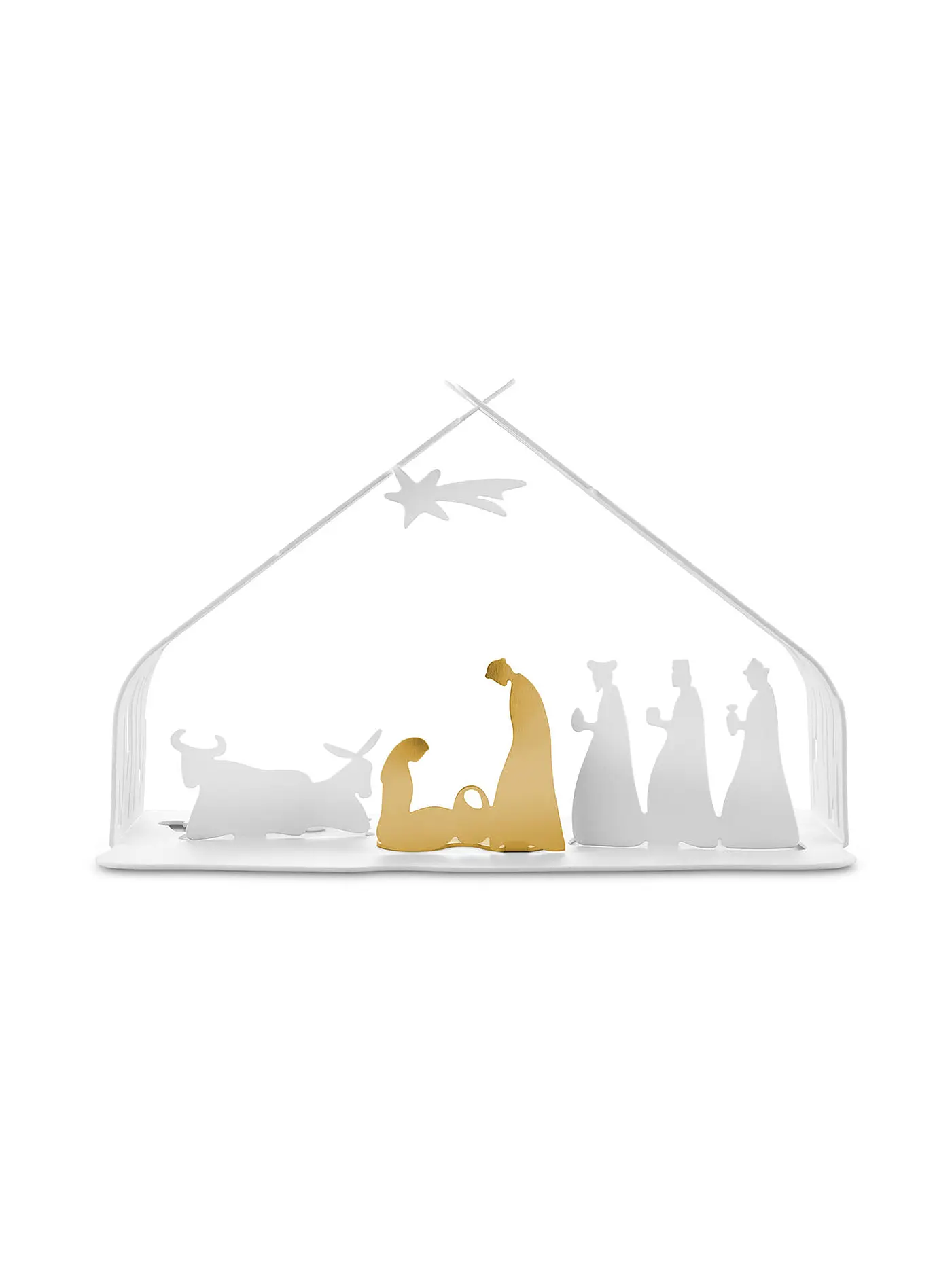 ALESSI | Weihnachtskrippe Bark Crib | weiss