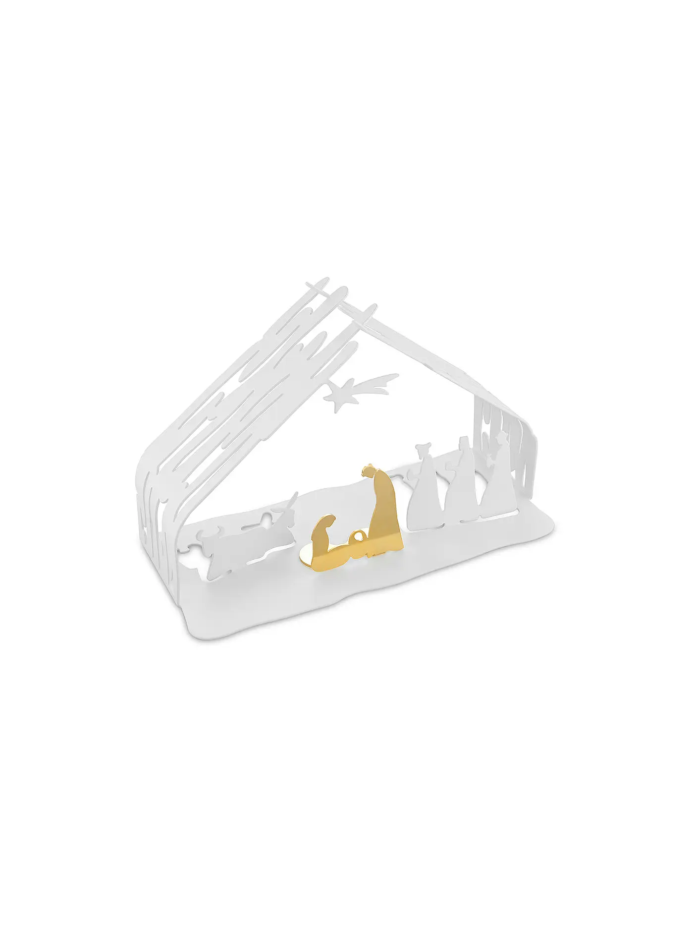 ALESSI | Weihnachtskrippe Bark Crib | weiss