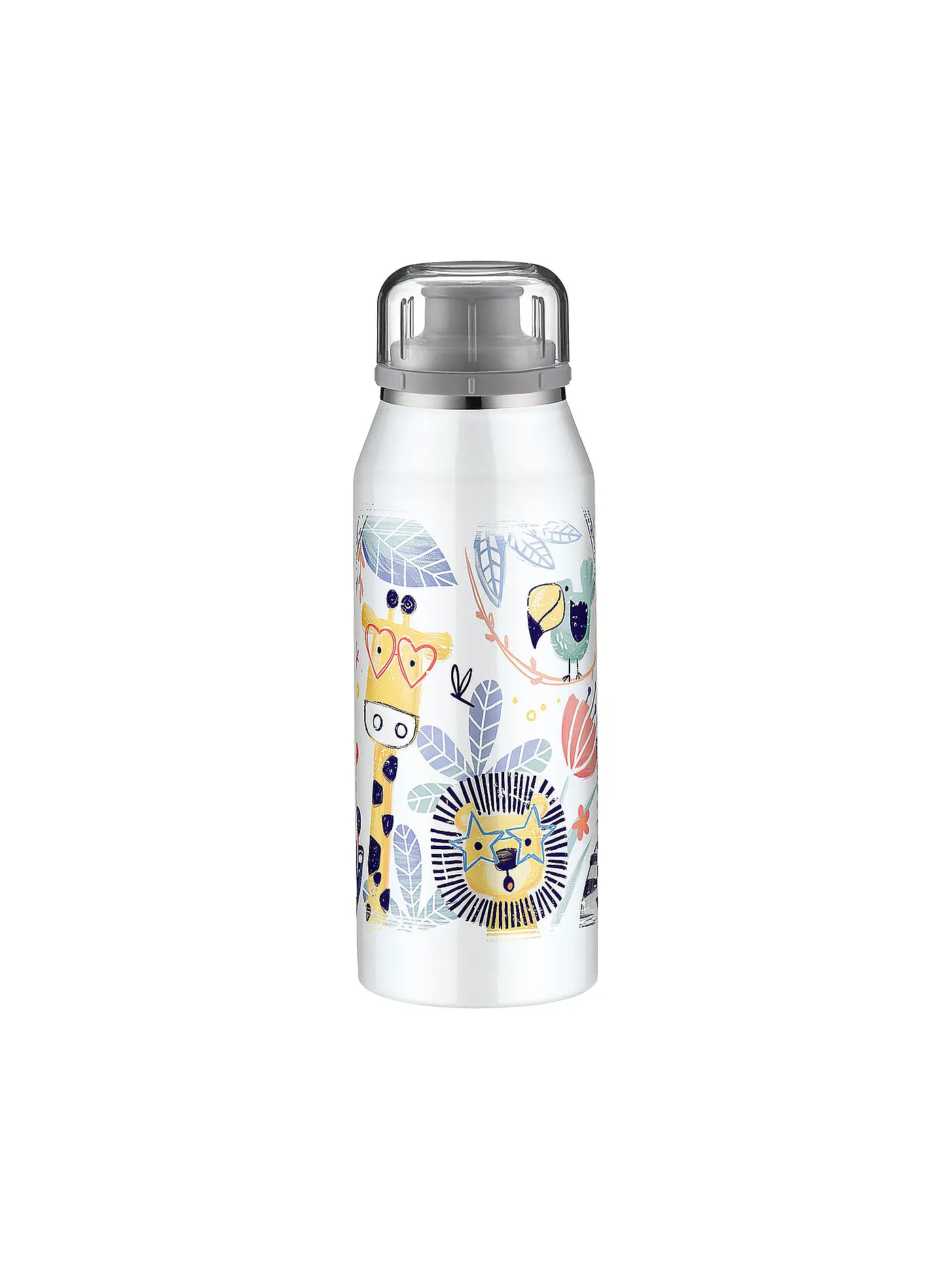 ALFI | Isolierflasche - Thermosflasche Kids Crazy Jungle | weiss