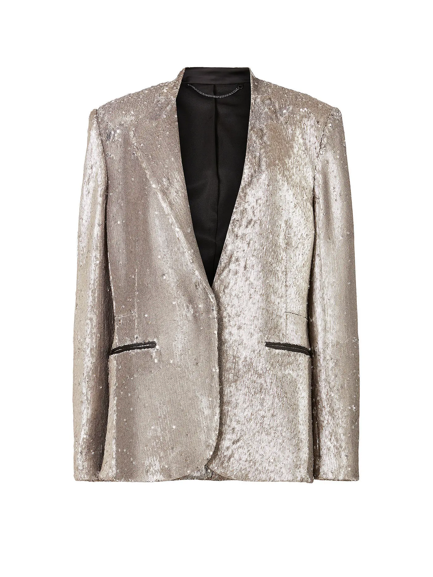 ALLSAINTS | Blazer LEIGH SEQUIN | silber
