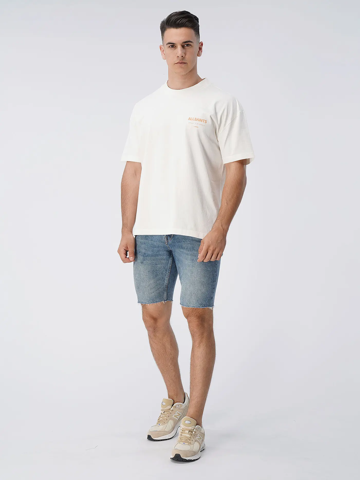 ALLSAINTS | Jeans Shorts SWITCH | hellblau