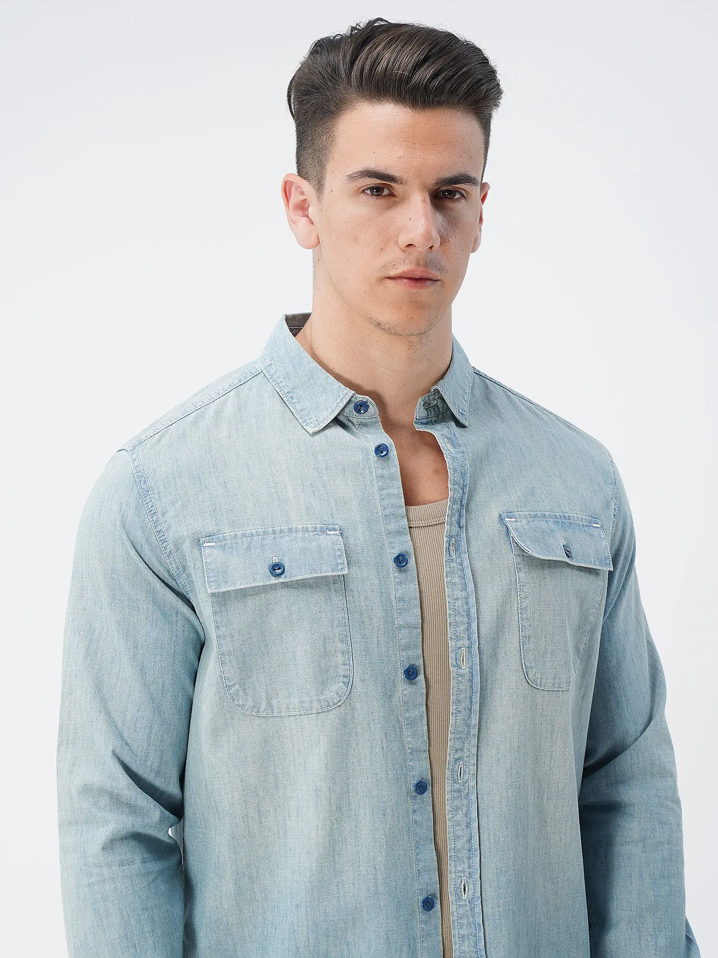 ALLSAINTS | Jeanshemd SIRE | blau