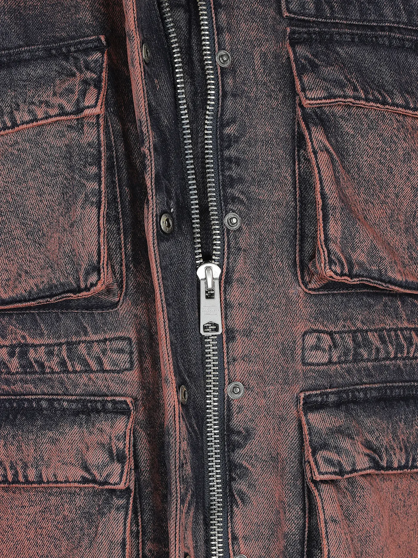ALLSAINTS | Jeansjacke FINCH MILITARY | koralle