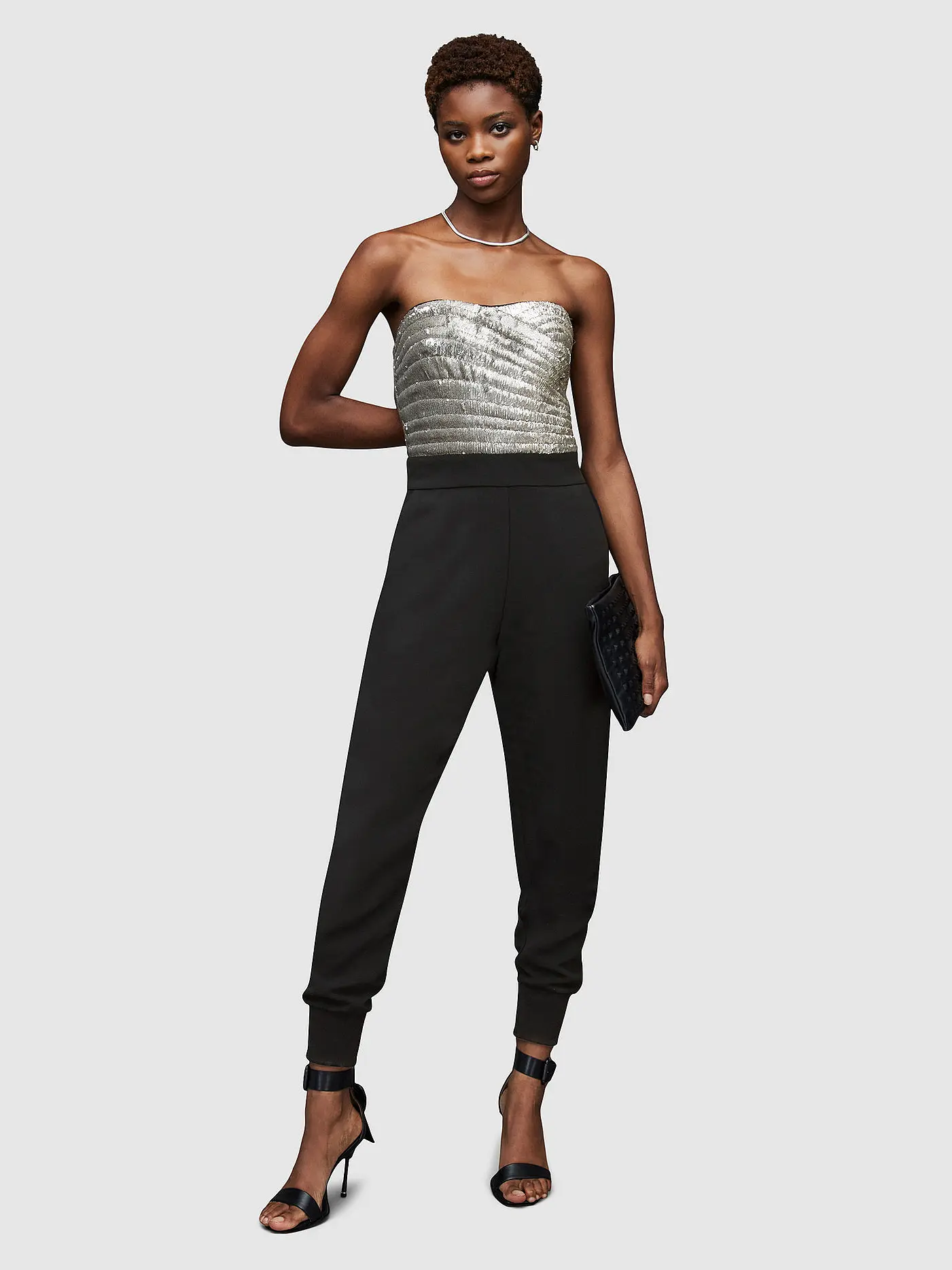 ALLSAINTS | Jumpsuit CARO SEQUIN | schwarz