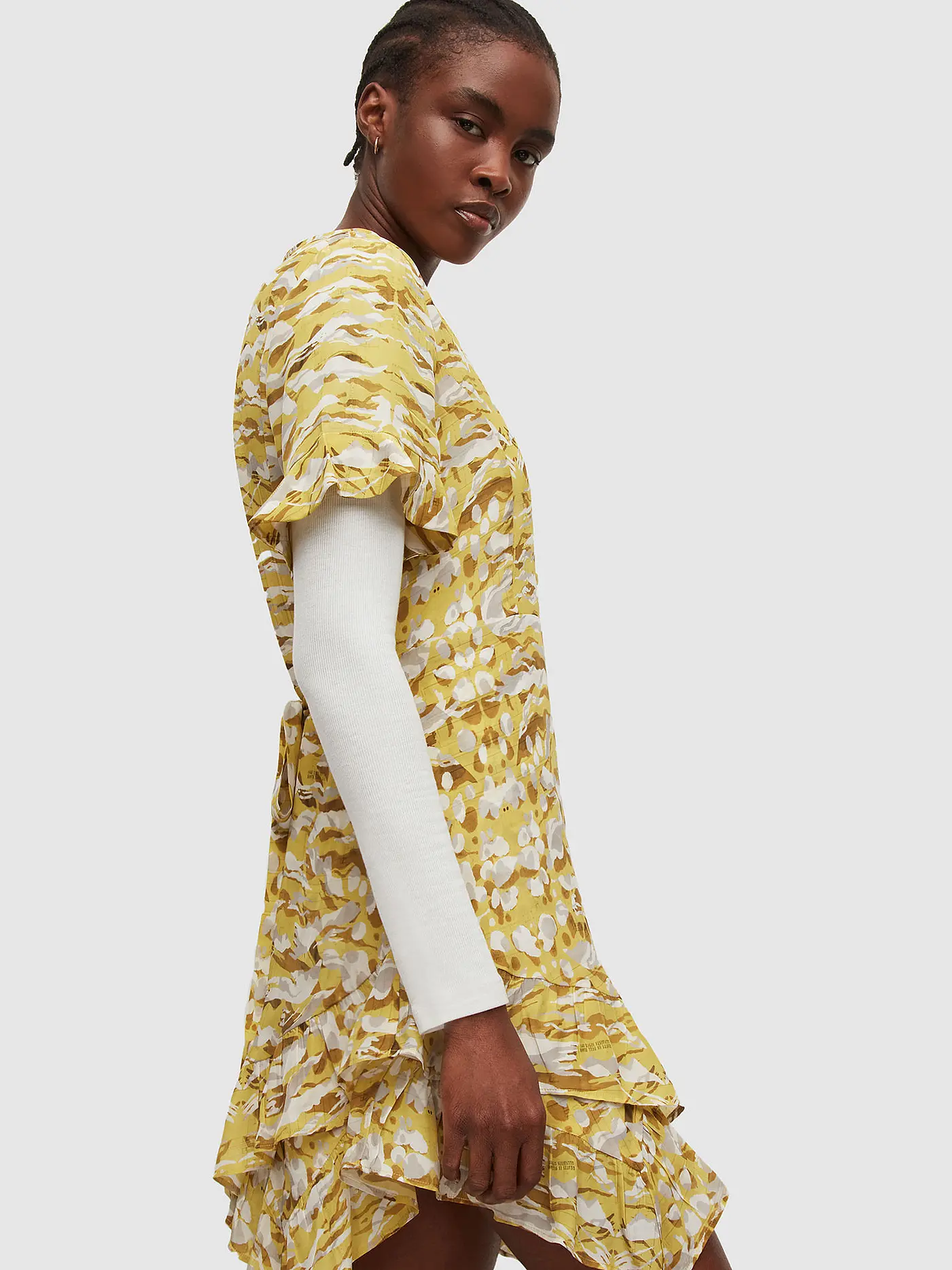 ALLSAINTS | Kleid Frankie Oniyuri | gelb