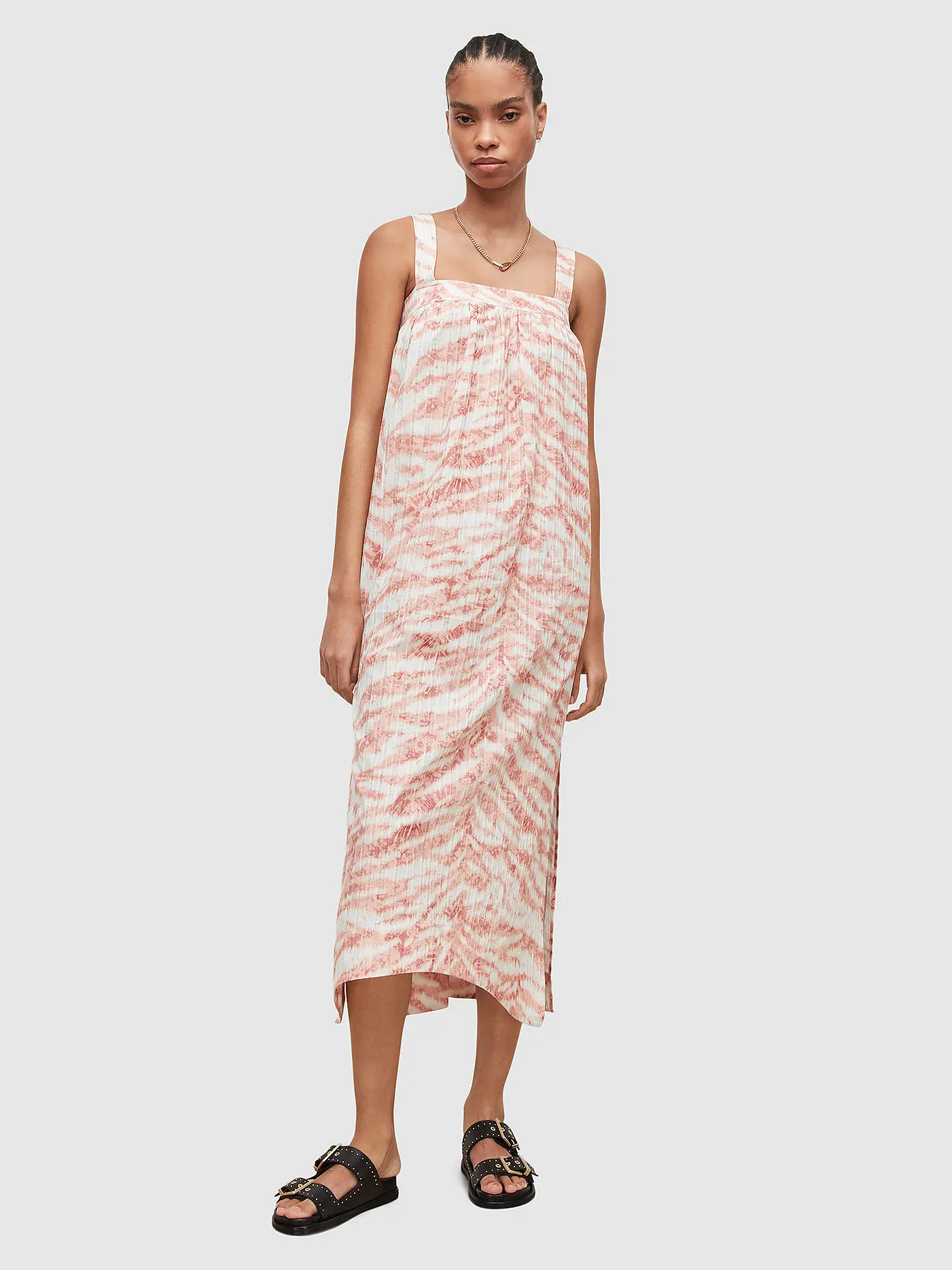 ALLSAINTS | Maxikleid Arielle Areias | rosa
