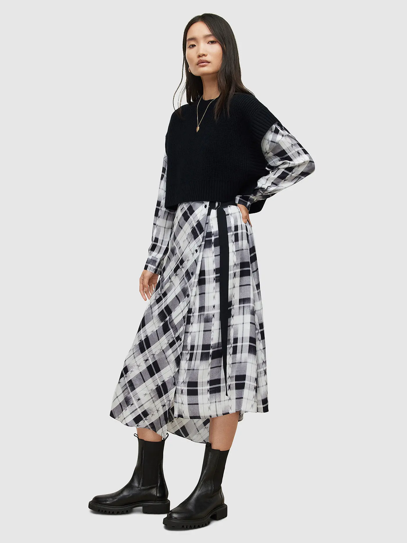 ALLSAINTS | Maxikleid PENNY BLUR  | creme