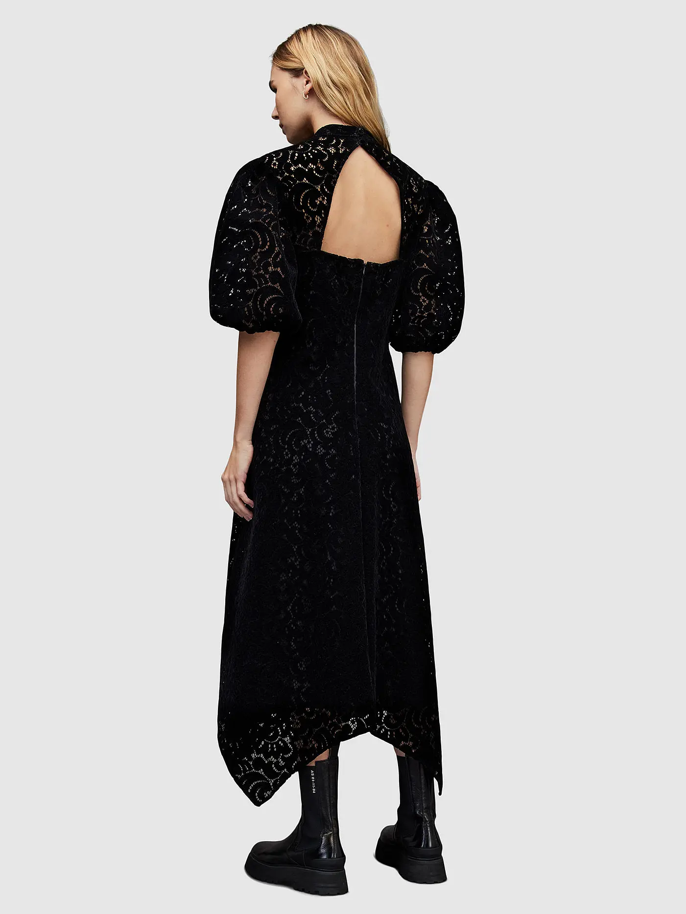 ALLSAINTS | Midikleid CAMILA LACE | schwarz