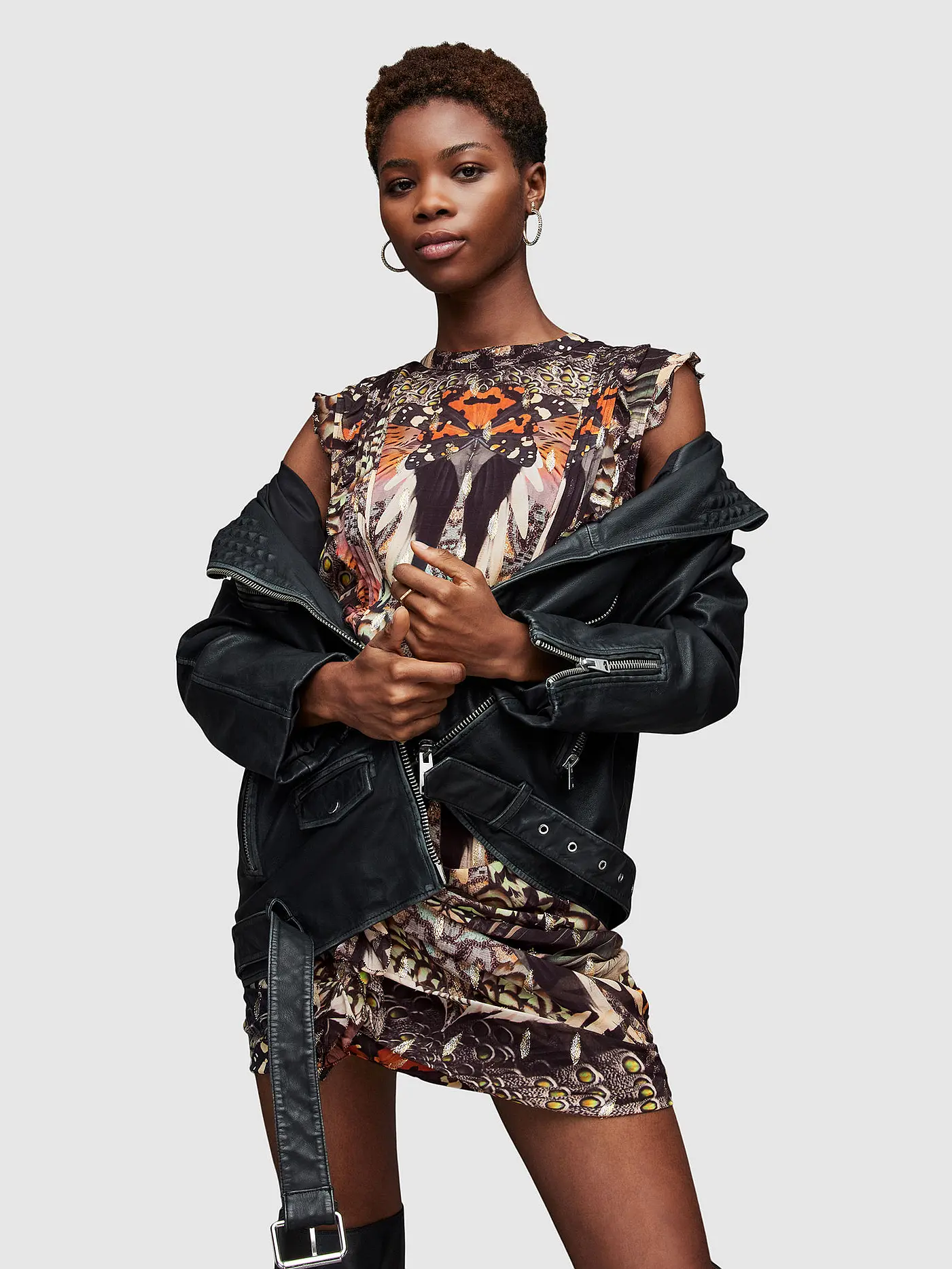 ALLSAINTS | Minikleid HALI GENE | schwarz
