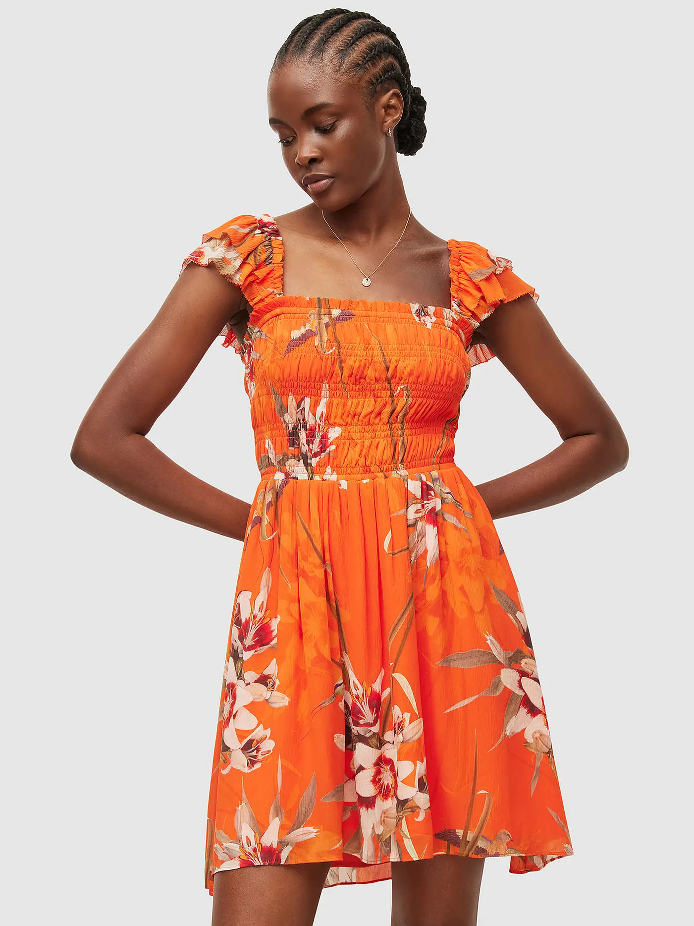 ALLSAINTS | Minikleid Malika Dorada | orange