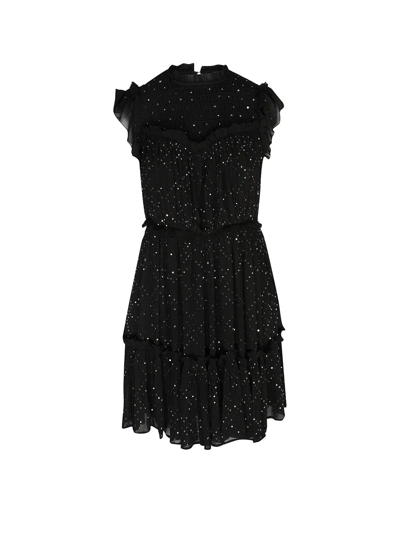 ALLSAINTS | Minikleid PERRI SPARKLE  | schwarz