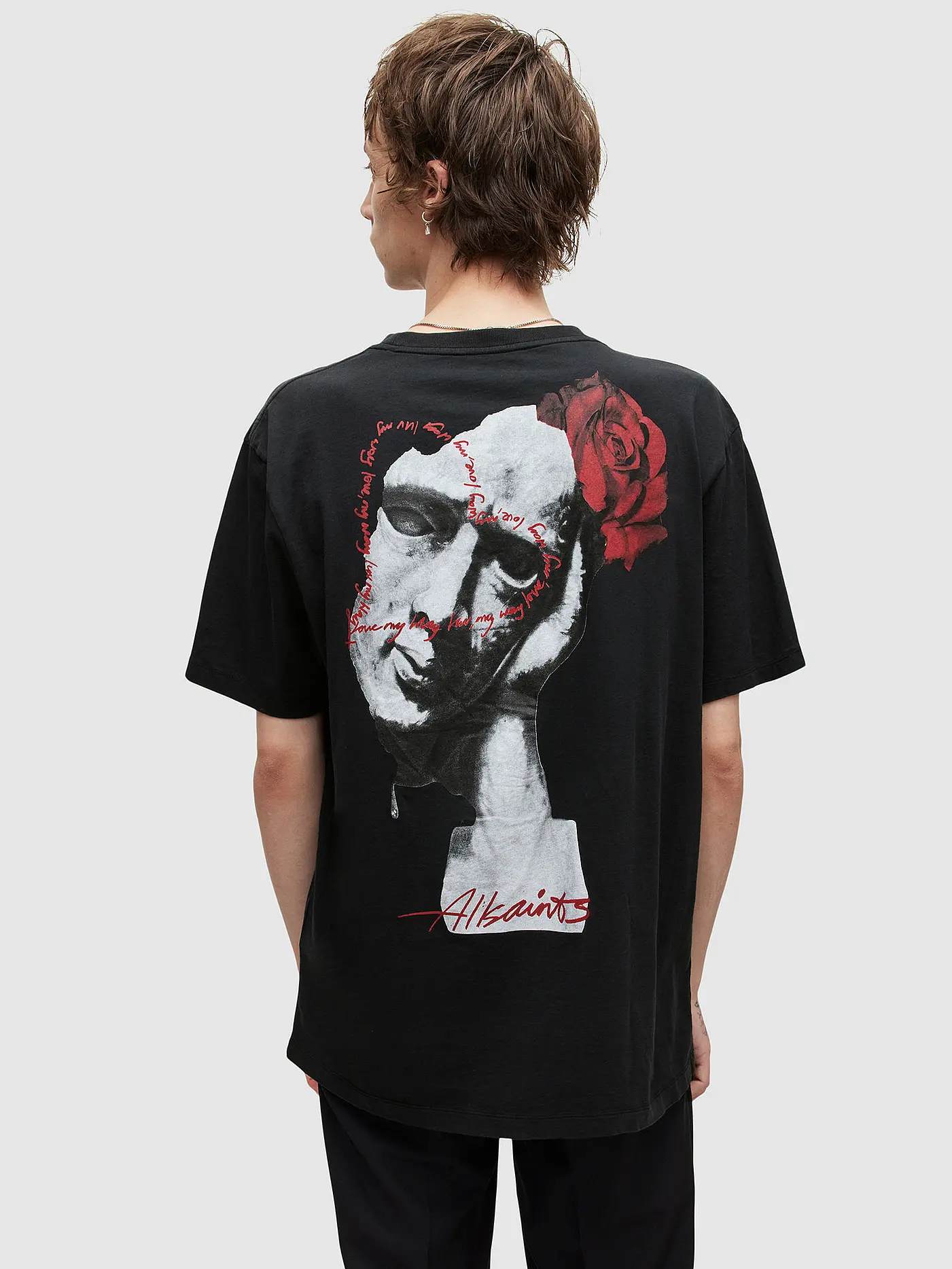 ALLSAINTS | T-Shirt HEWN | schwarz