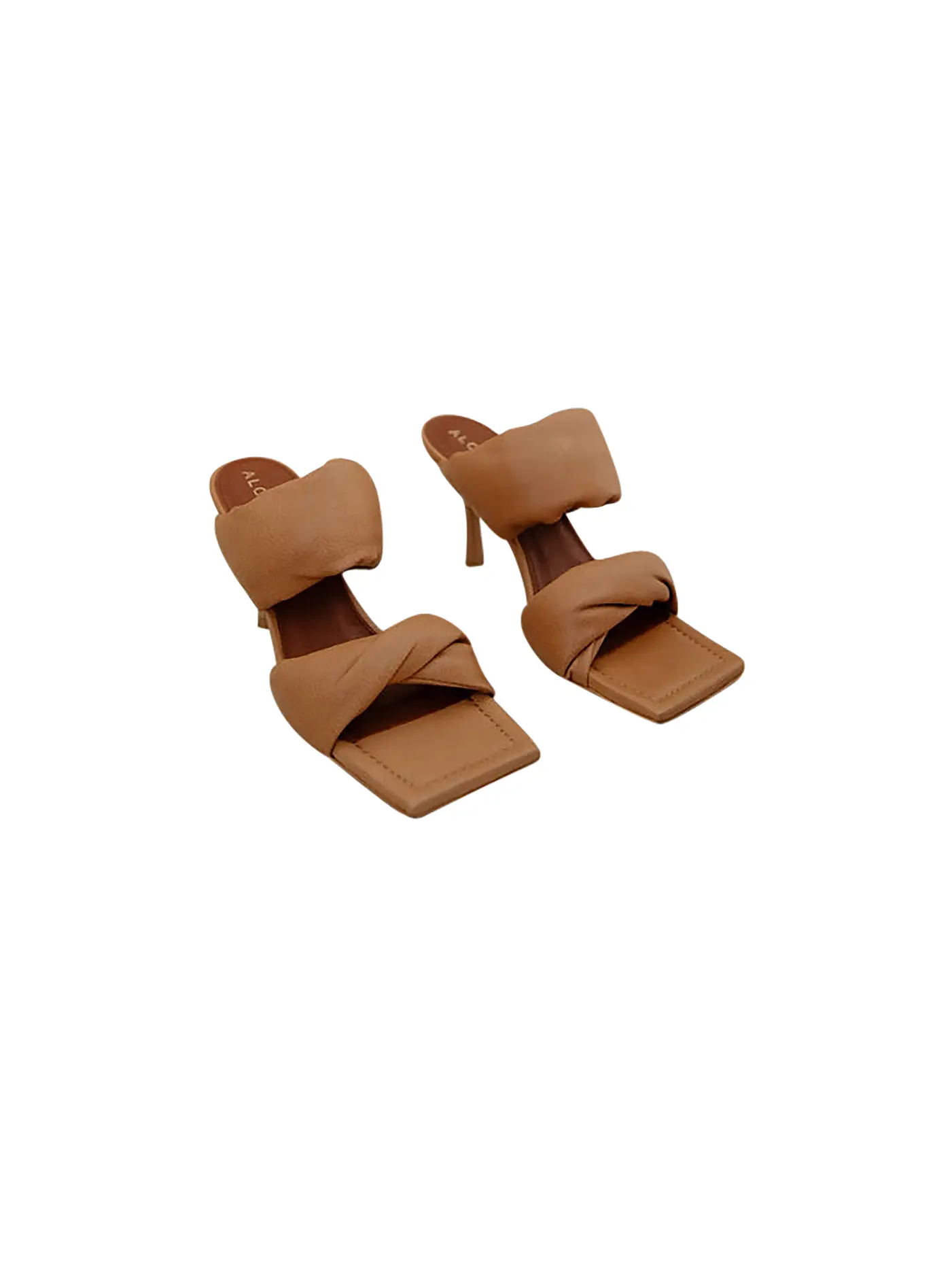 ALOHAS | Pantoletten Twist | camel