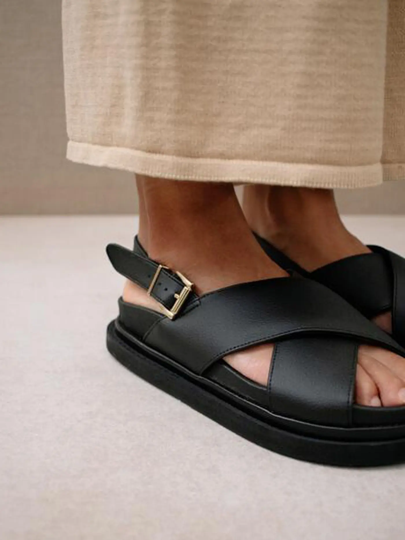 ALOHAS | Sandalen MARSHMELLOW | schwarz
