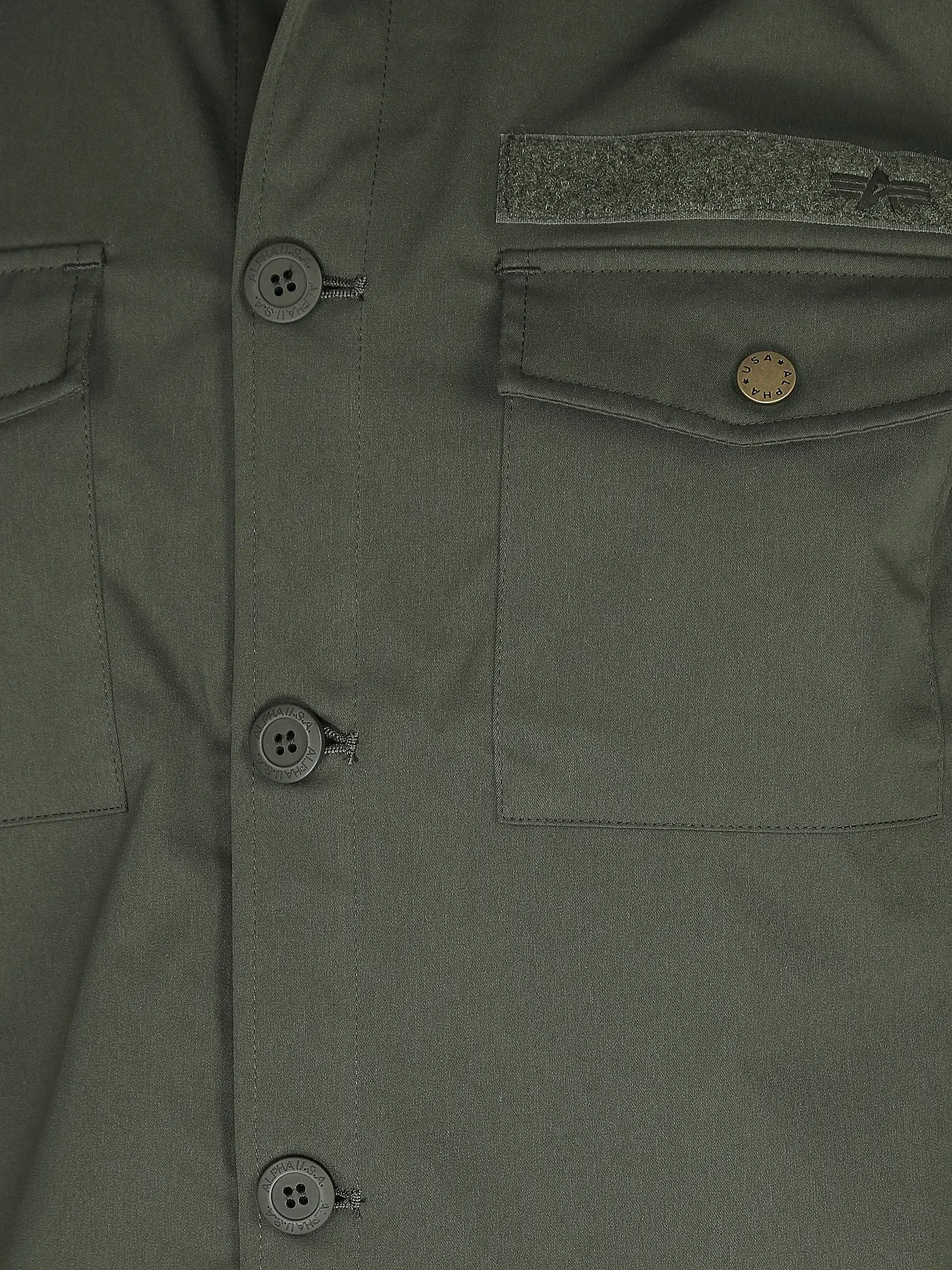 ALPHA INDUSTRIES | Hemd Overshirt | olive