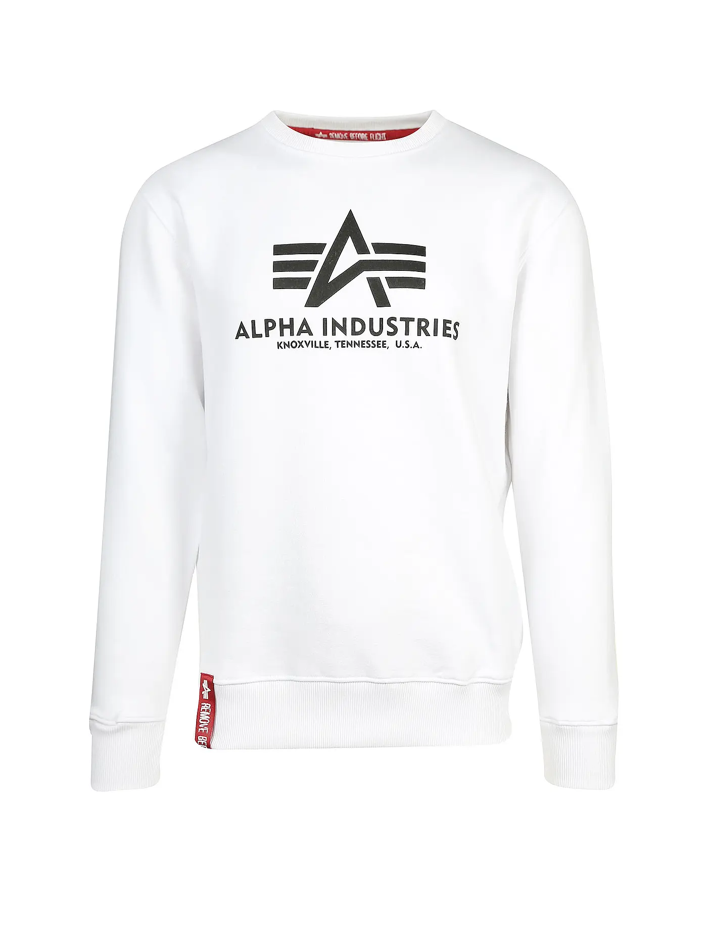 ALPHA INDUSTRIES | Sweater  | weiss