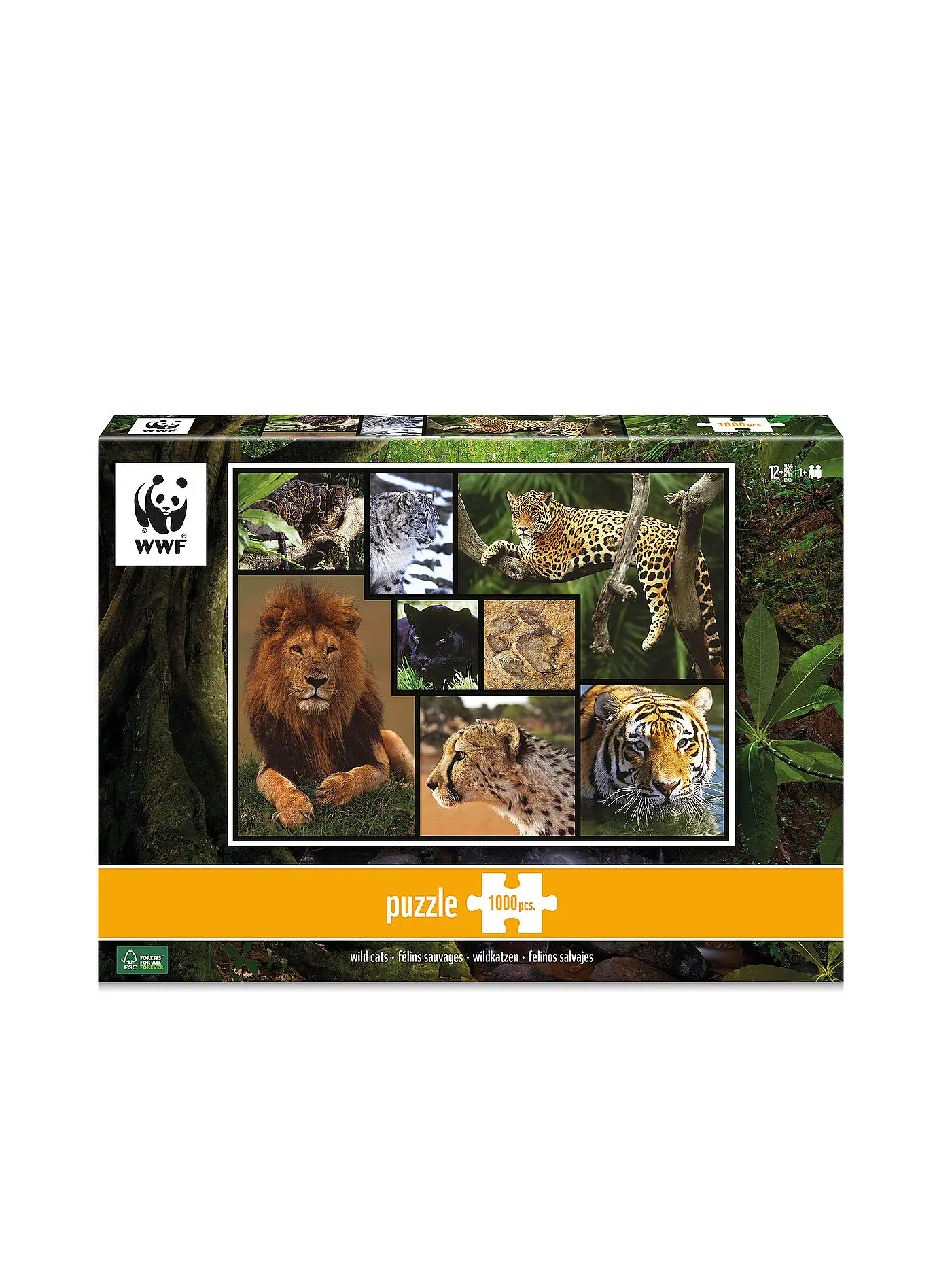 AMBASSADOR | Puzzle - Wildkatzen 1000 Teile | keine Farbe