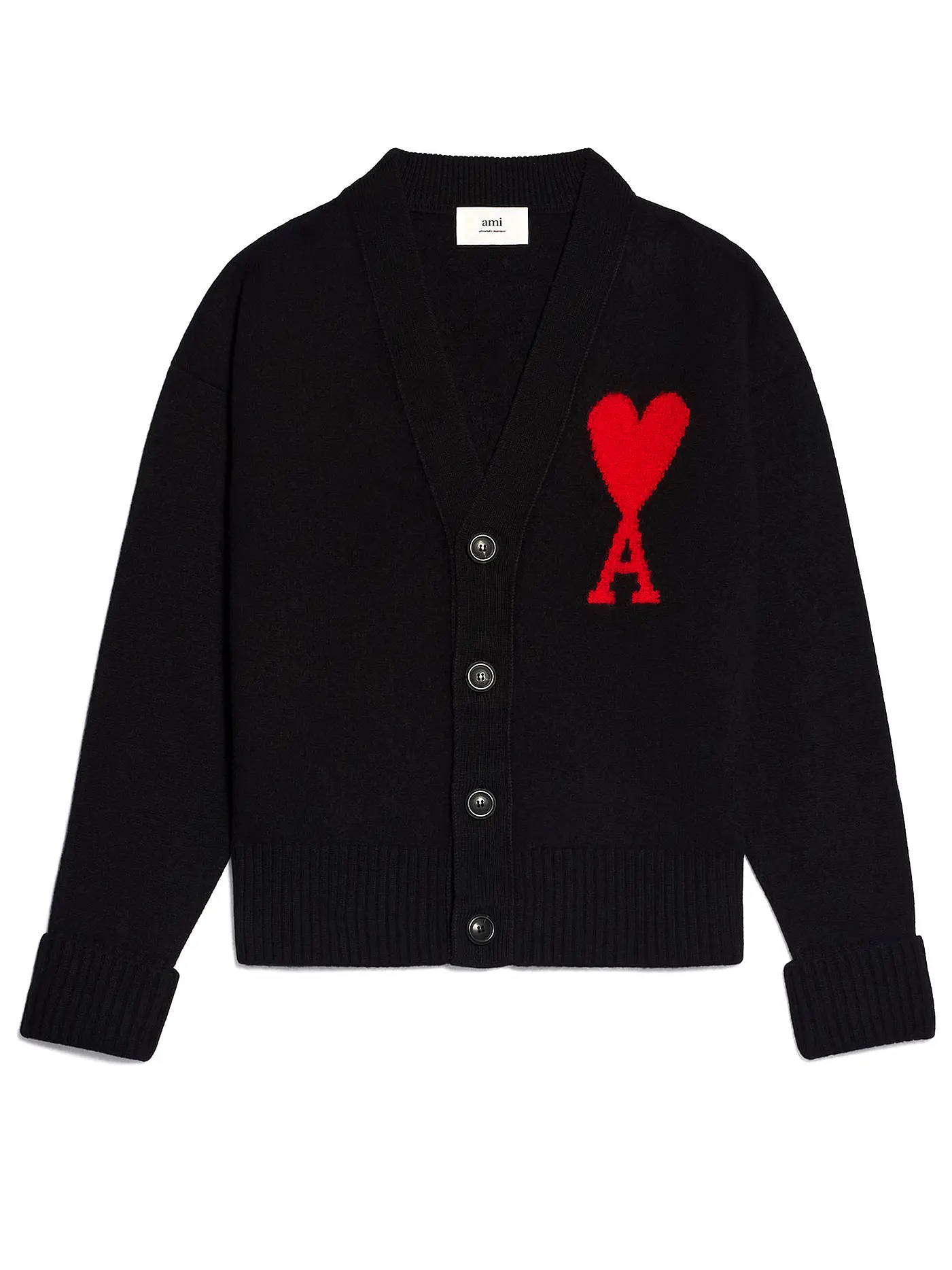 AMI PARIS | Cardigan | schwarz