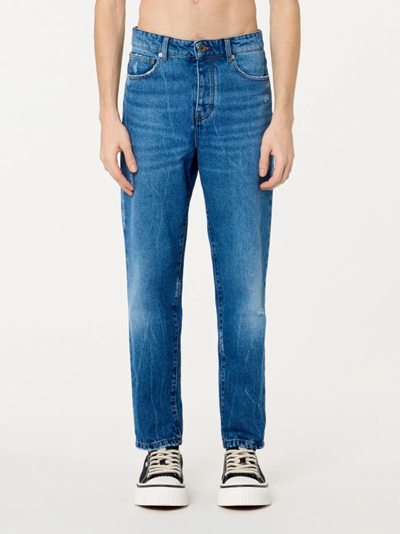 AMI PARIS | Jeans Tapered Fit | blau