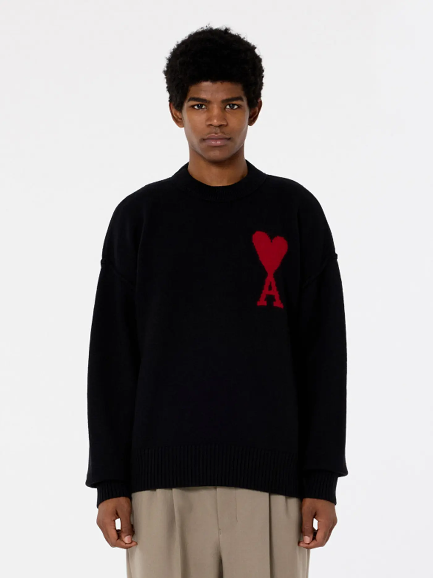 AMI PARIS | Pullover | schwarz