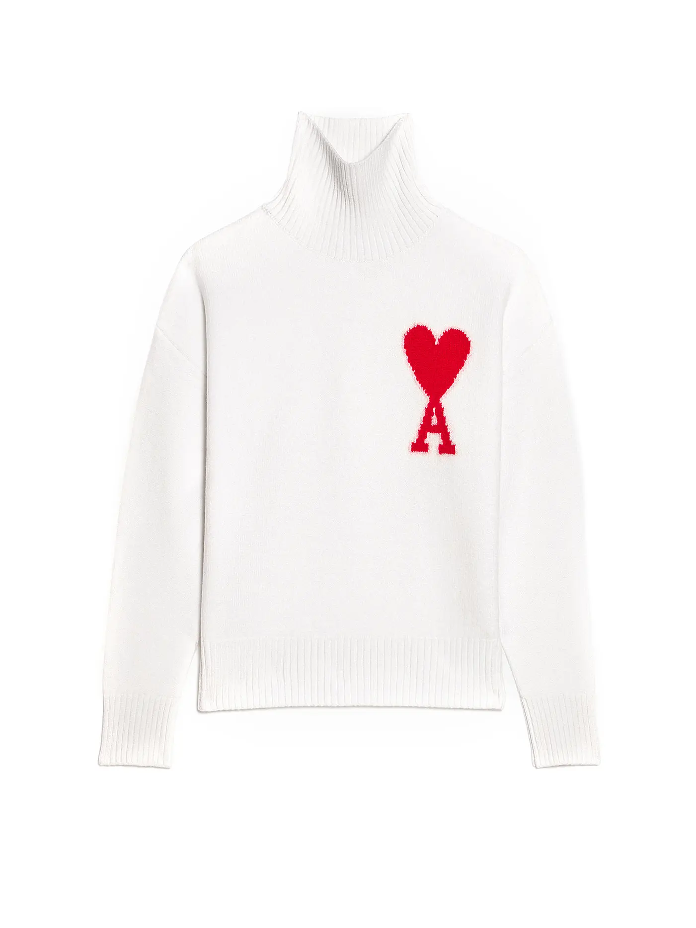 AMI PARIS | Rollkragenpullover | creme