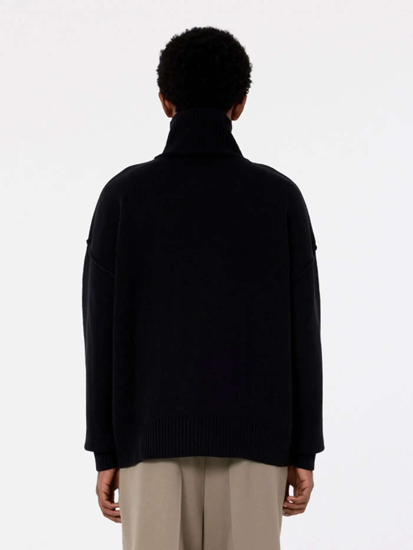 AMI PARIS | Rollkragenpullover | schwarz