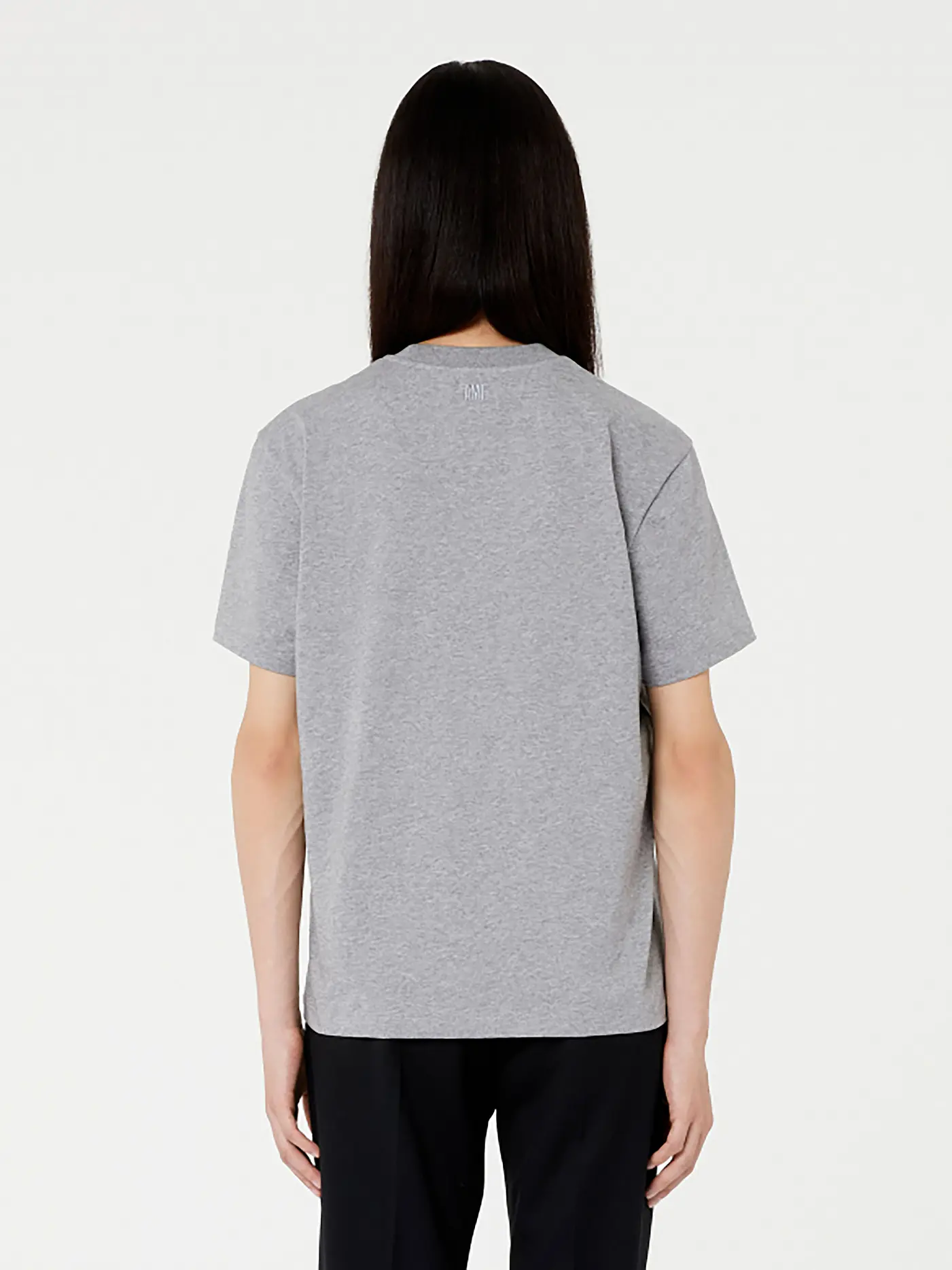 AMI PARIS | T-Shirt AMI DE COEUR | grau