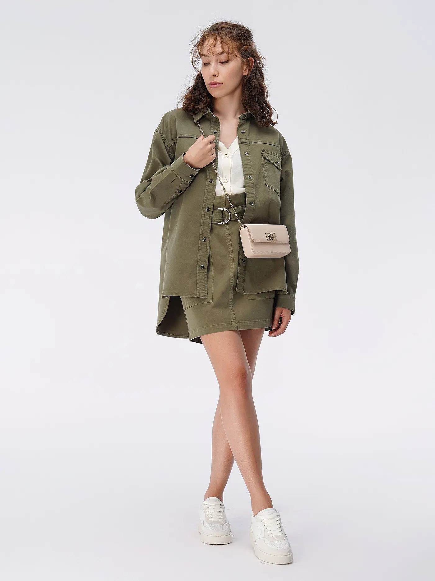 ANINE BING | Hemdbluse SLOAN | olive