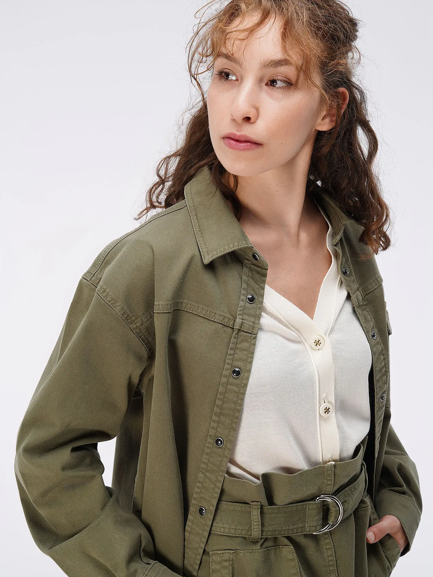 ANINE BING | Hemdbluse SLOAN | olive