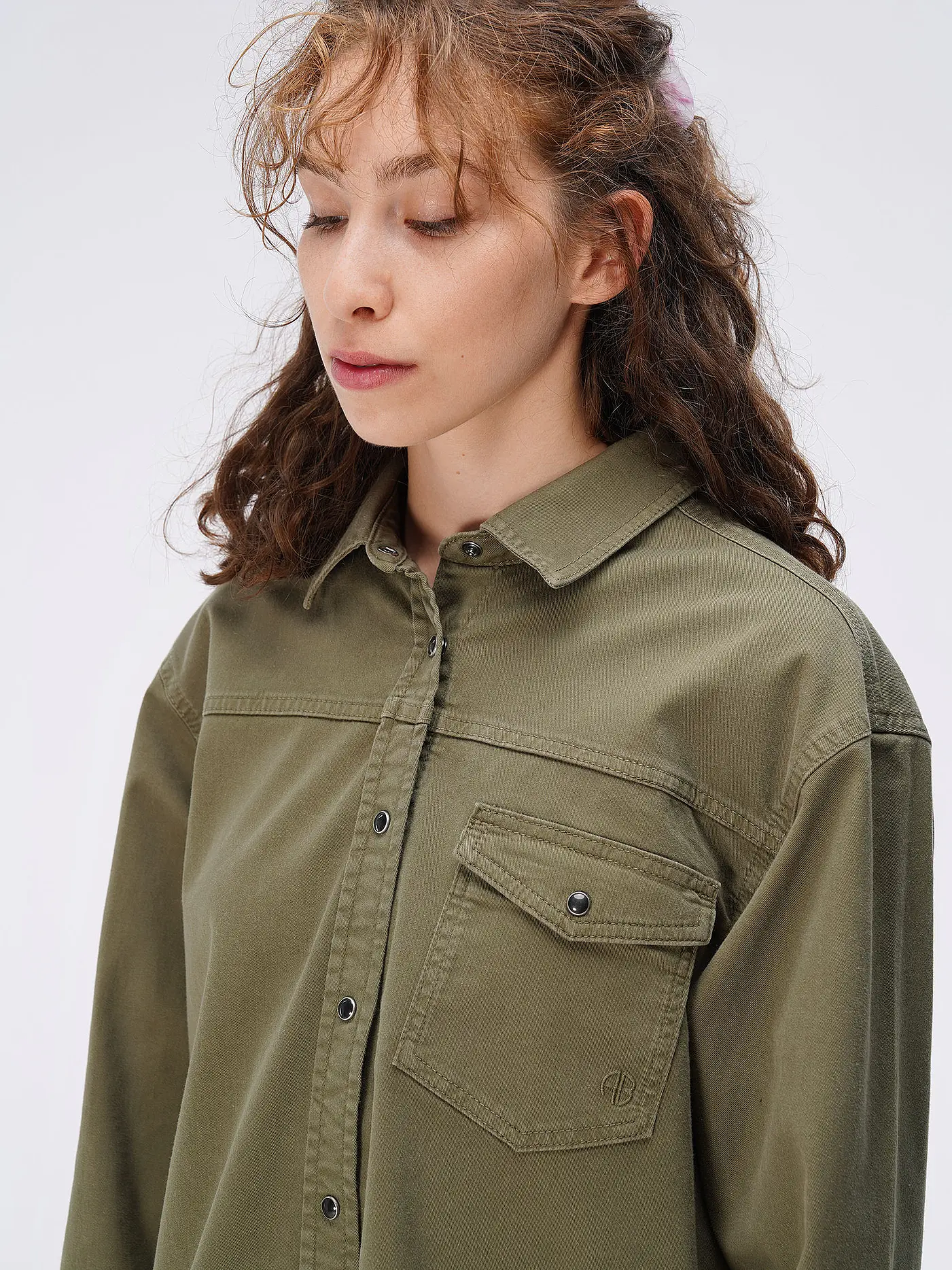 ANINE BING | Hemdbluse SLOAN | olive