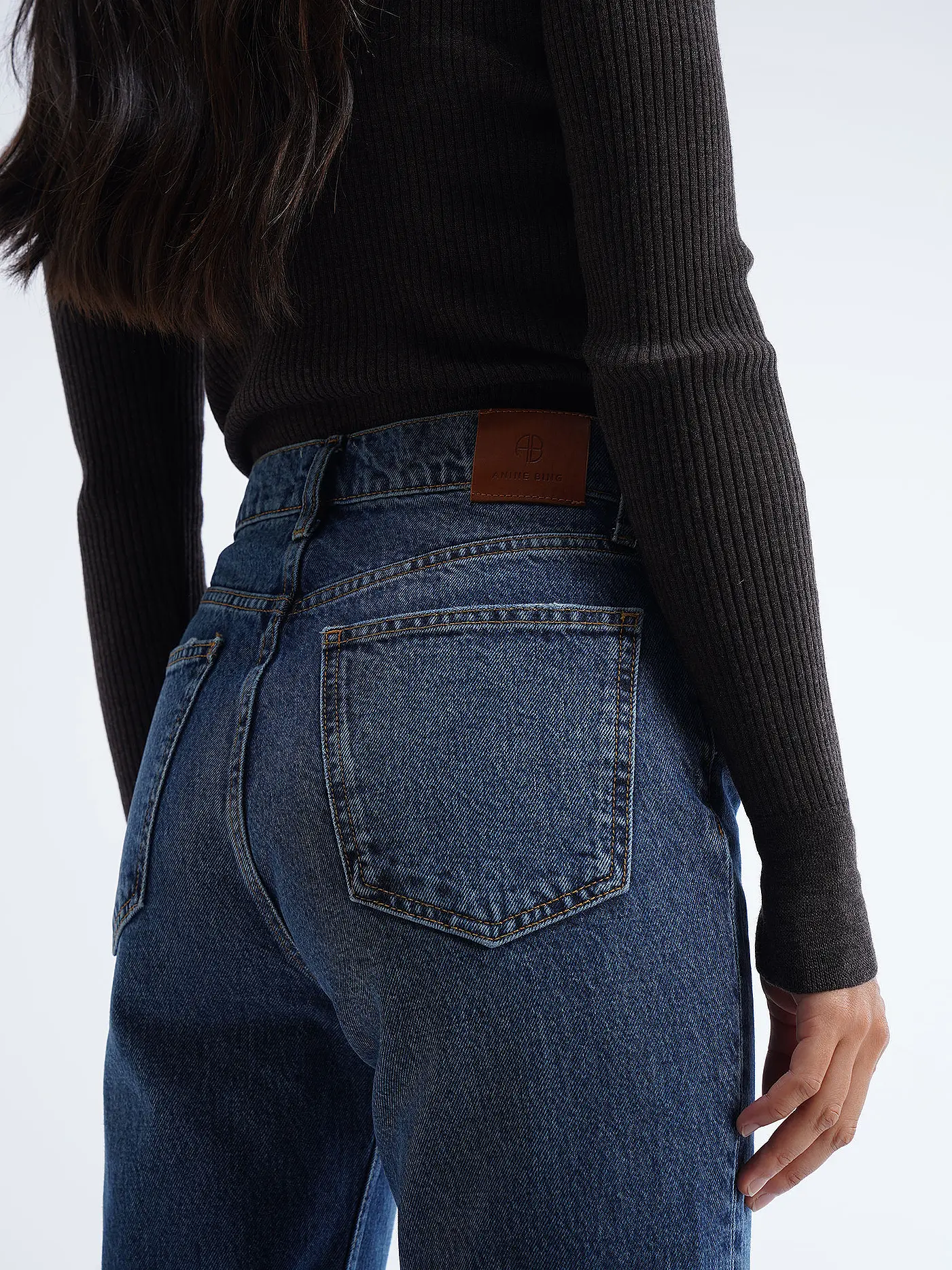 ANINE BING | Jeans Mom Fit SONYA | blau
