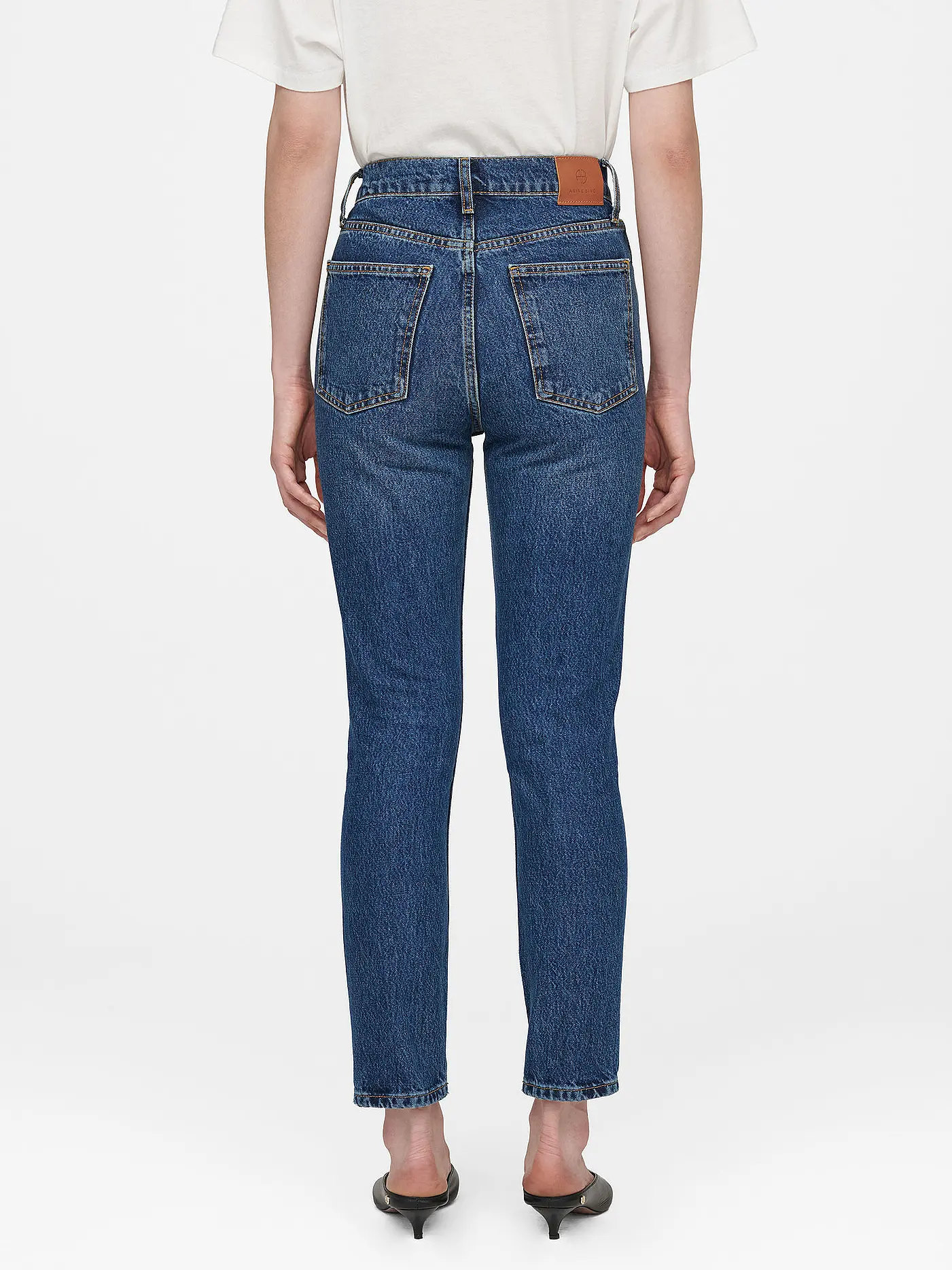 ANINE BING | Jeans Mom Fit SONYA | blau