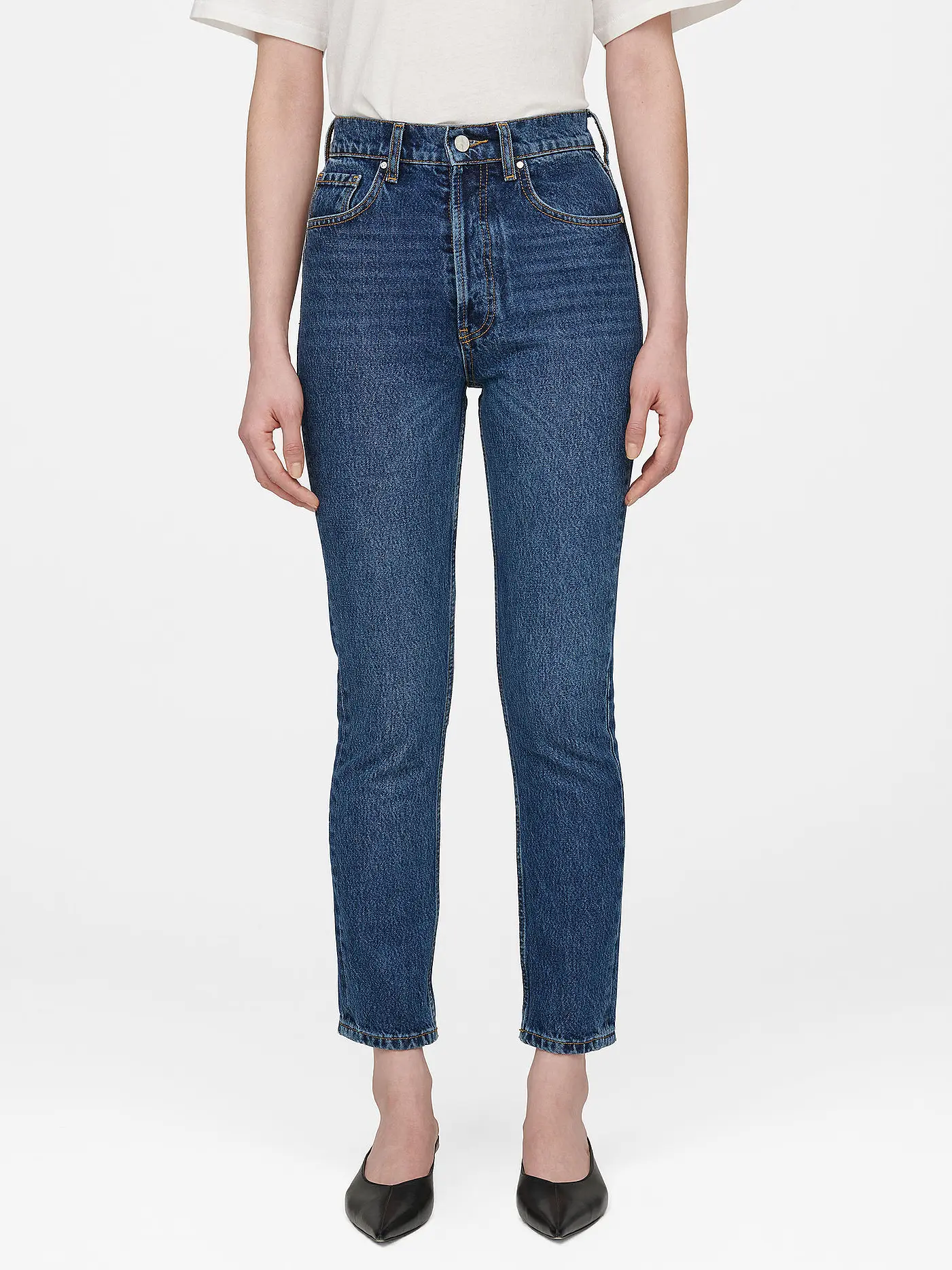 ANINE BING | Jeans Mom Fit SONYA | blau