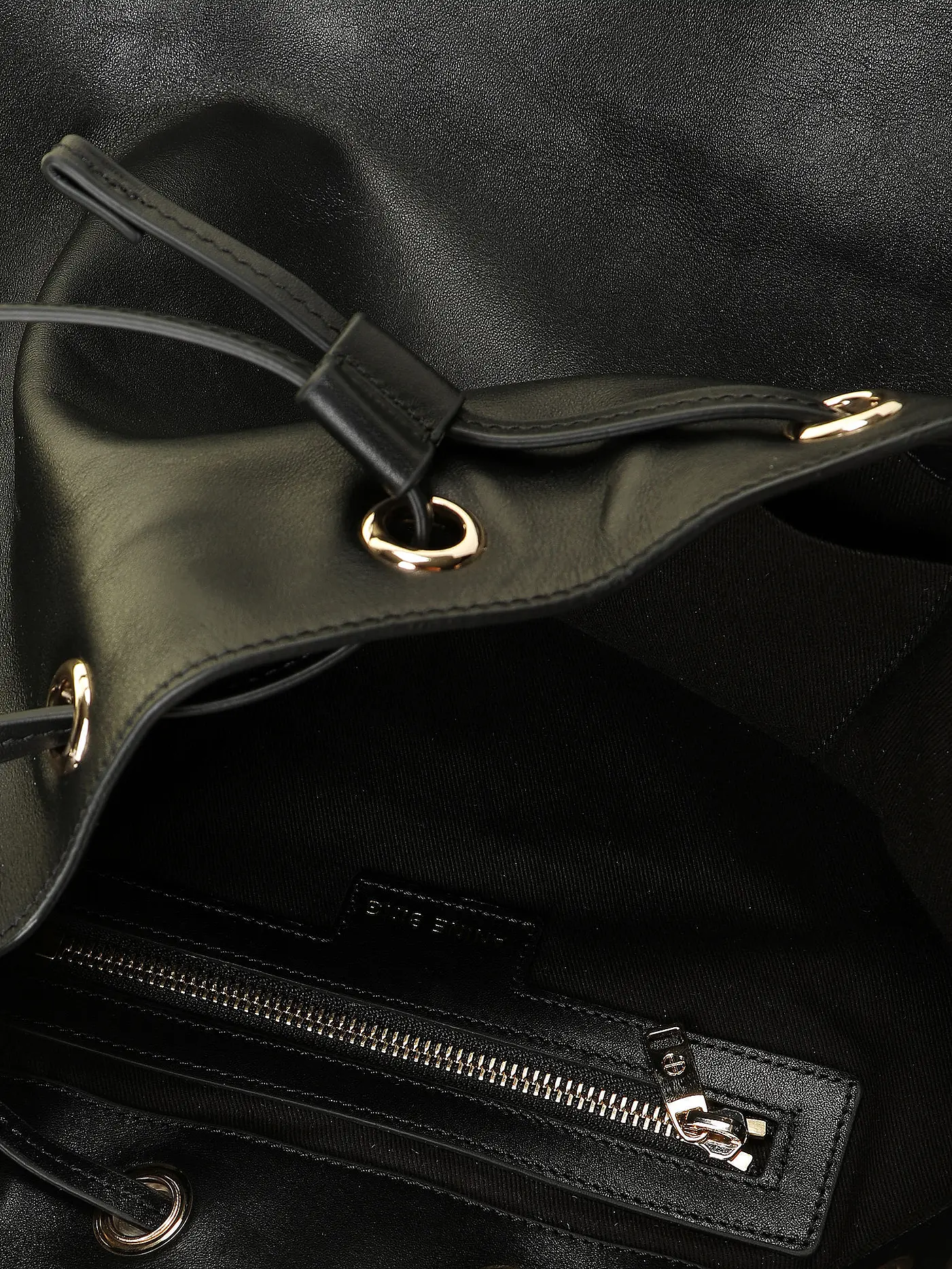 ANINE BING | Ledertasche - Bucket Bag ALANA | schwarz