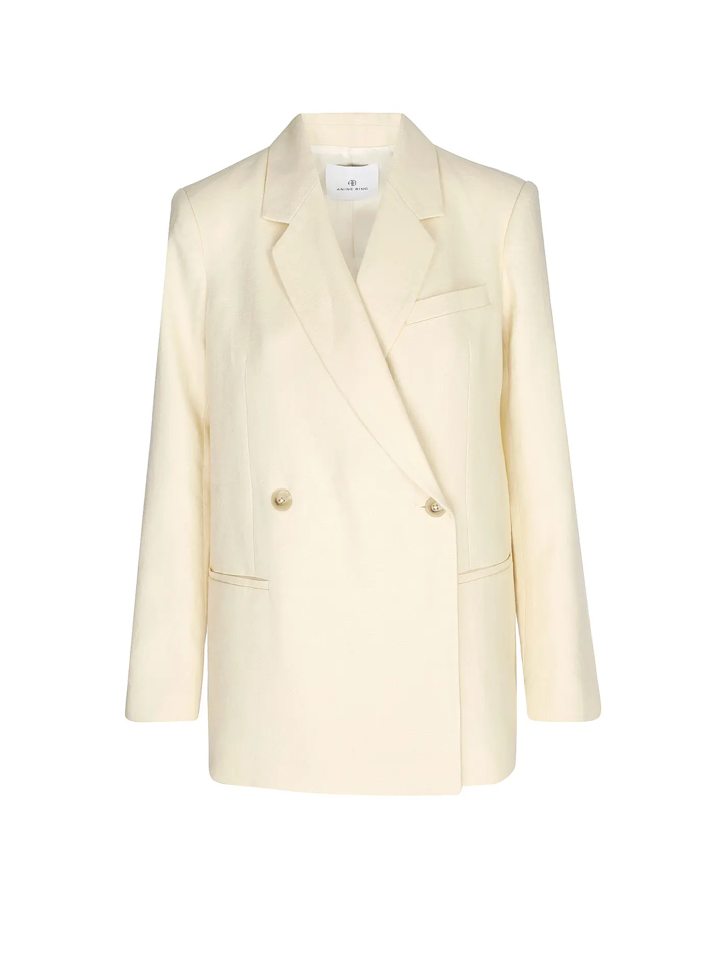 ANINE BING | Leinenblazer | creme