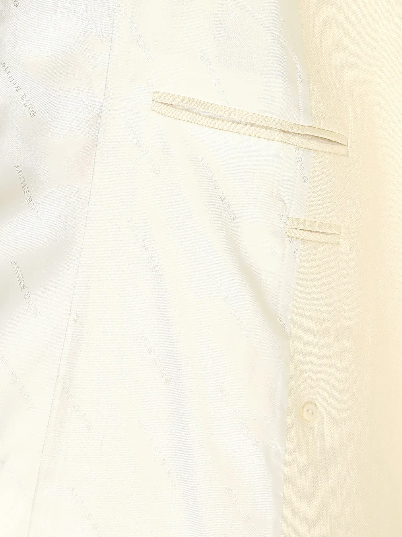 ANINE BING | Leinenblazer | creme