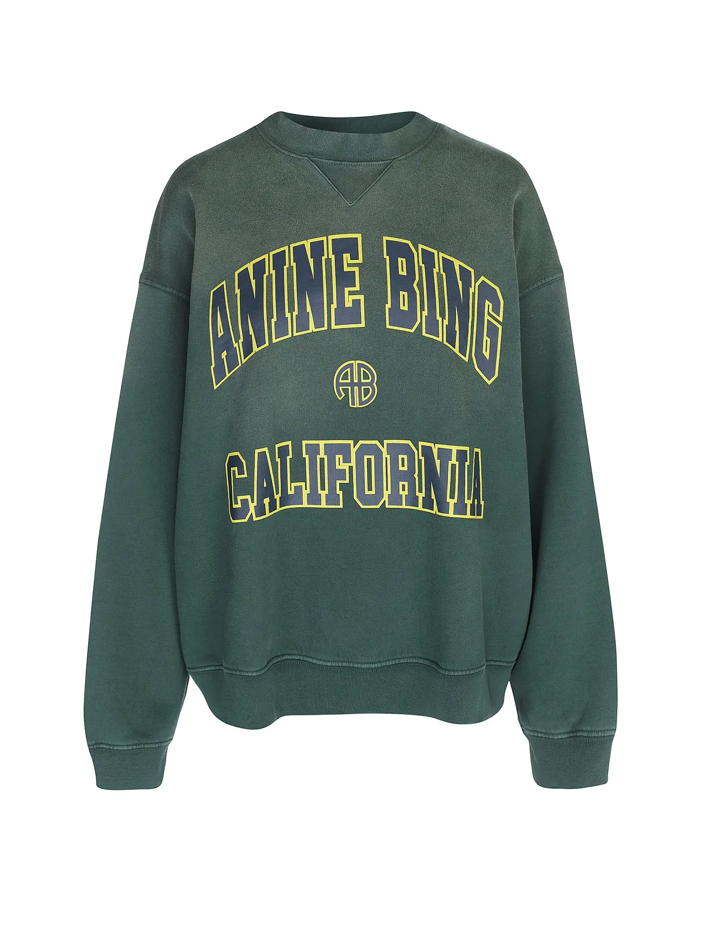 ANINE BING | Sweater CALIFORNIA | dunkelgrün