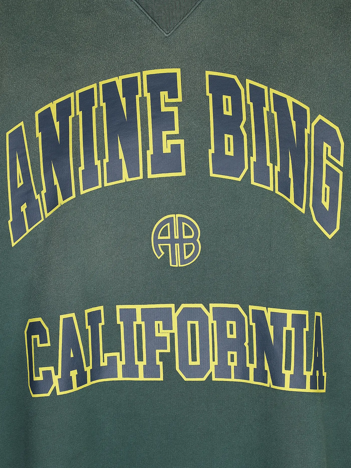 ANINE BING | Sweater CALIFORNIA | dunkelgrün