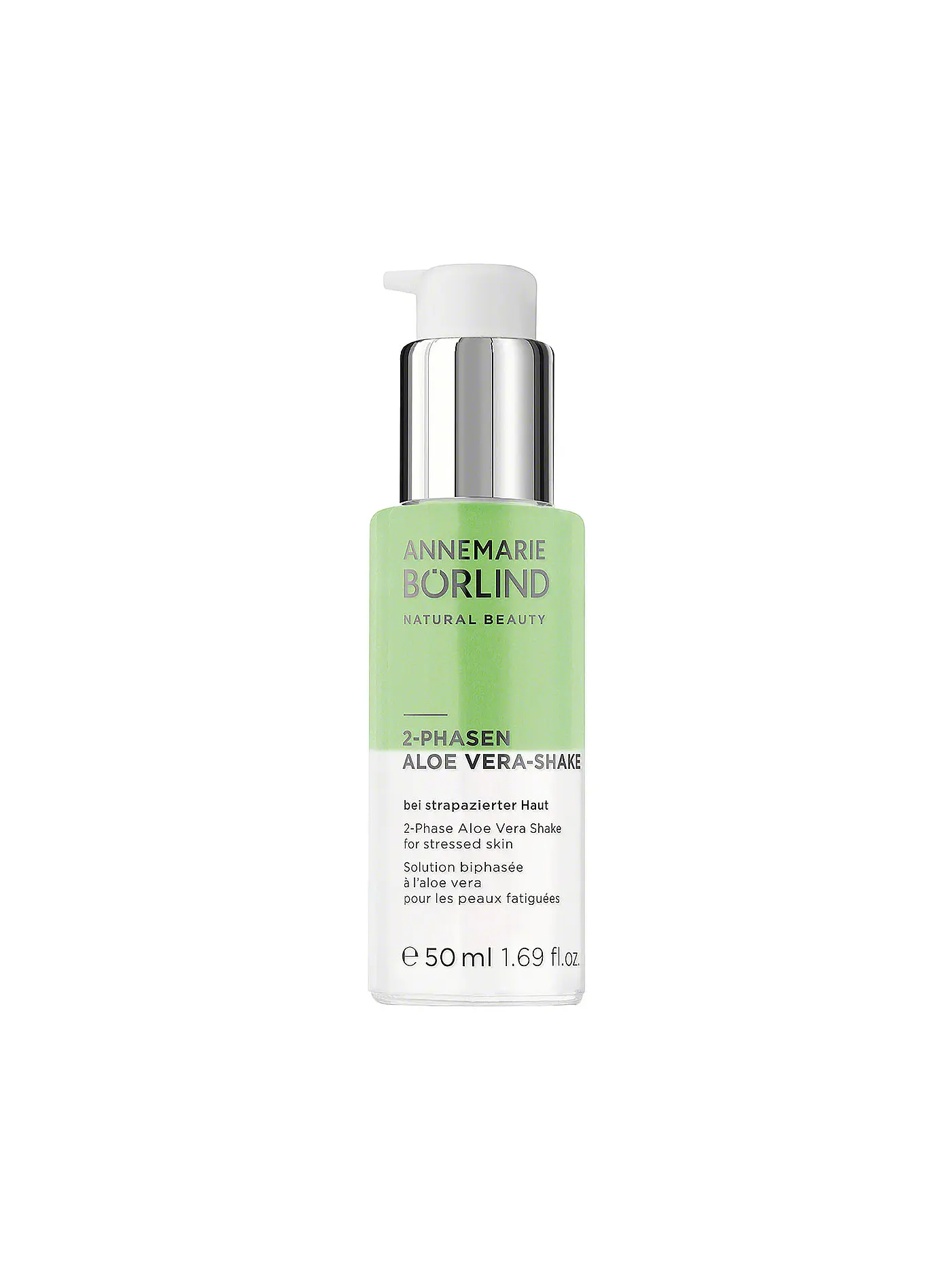ANNEMARIE BÖRLIND | 2 PHASEN ALOE VERA SHAKE bei strapazierter Haut 50ml | keine Farbe