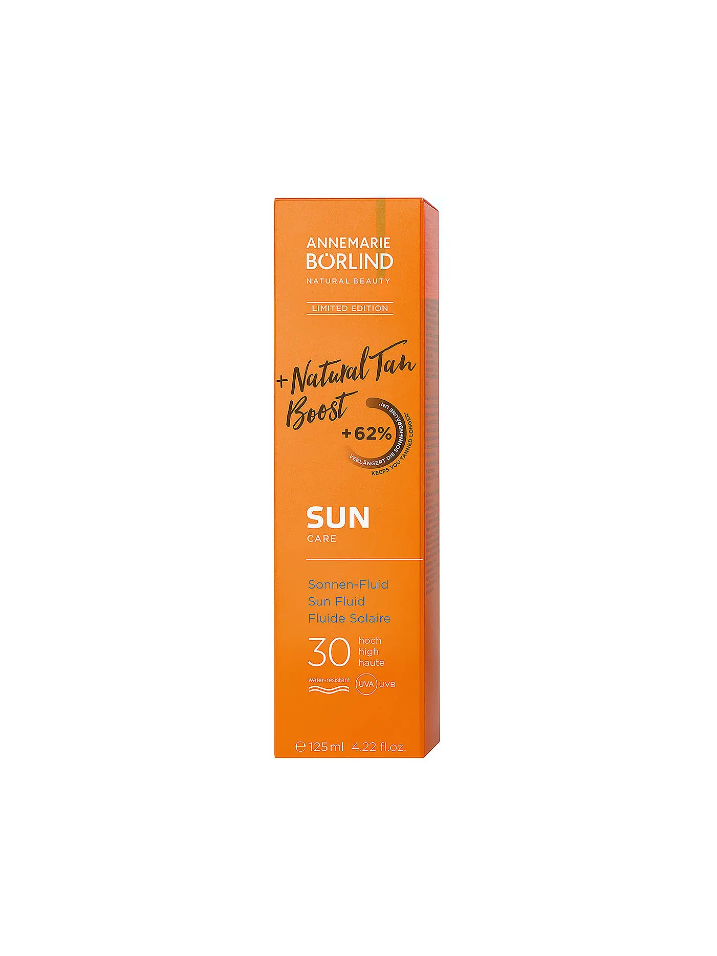 ANNEMARIE BÖRLIND | Sonnenpflege - SUN CARE Natural Tan Boost Sonnen-Fluid LSF 30 125ml | keine Farbe
