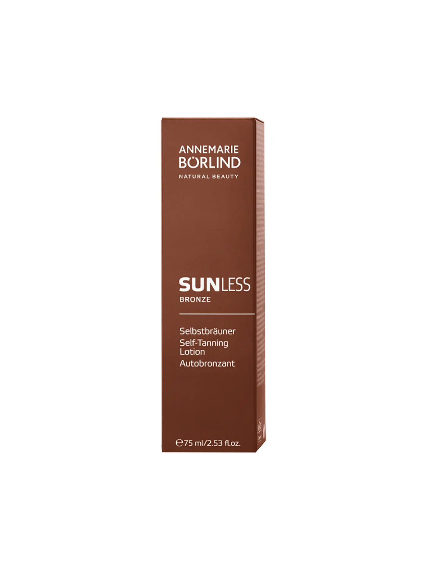 ANNEMARIE BÖRLIND | SUNLESS BRONZE Selbstbräuner 75ml | keine Farbe