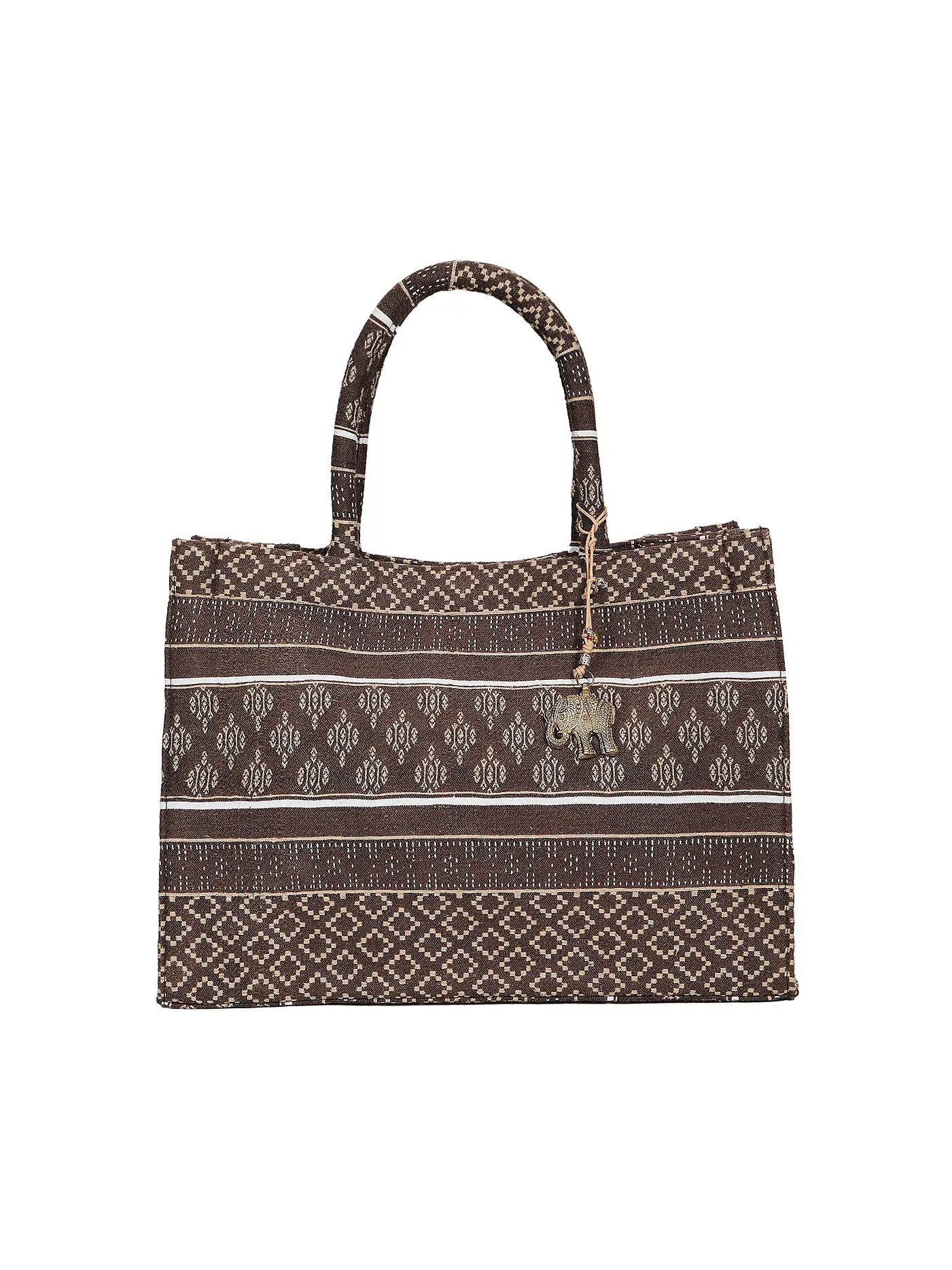 ANOKHI | Tasche - Tote Bag BOOK TOTE BIG | braun