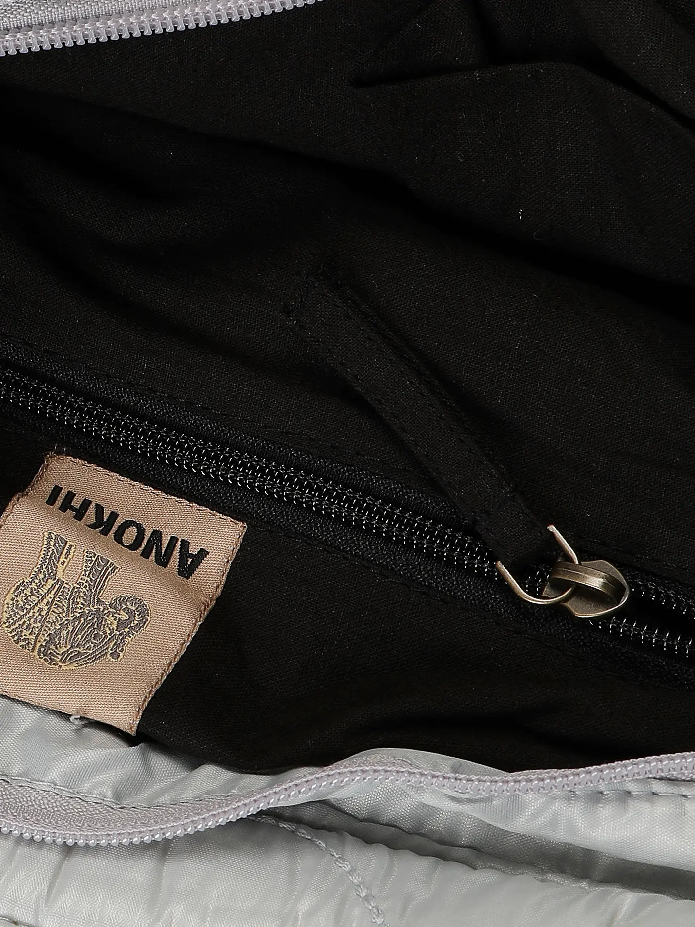 ANOKHI | Tasche - Tote Bag TOTE BOOK Large  | silber