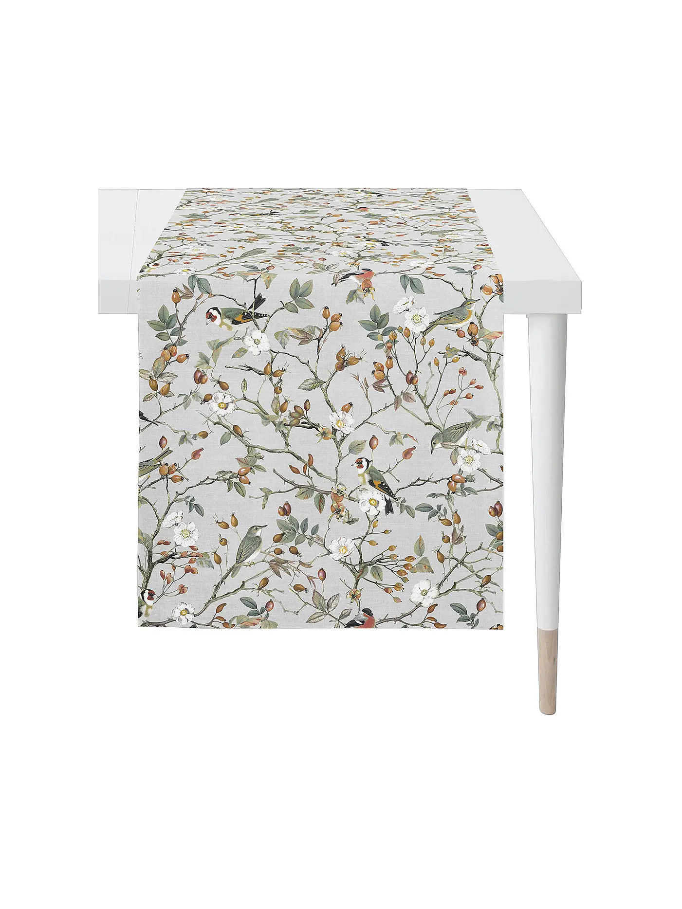 APELT | Läufer HERBSTZEIT 48x140cm Weiss | weiss