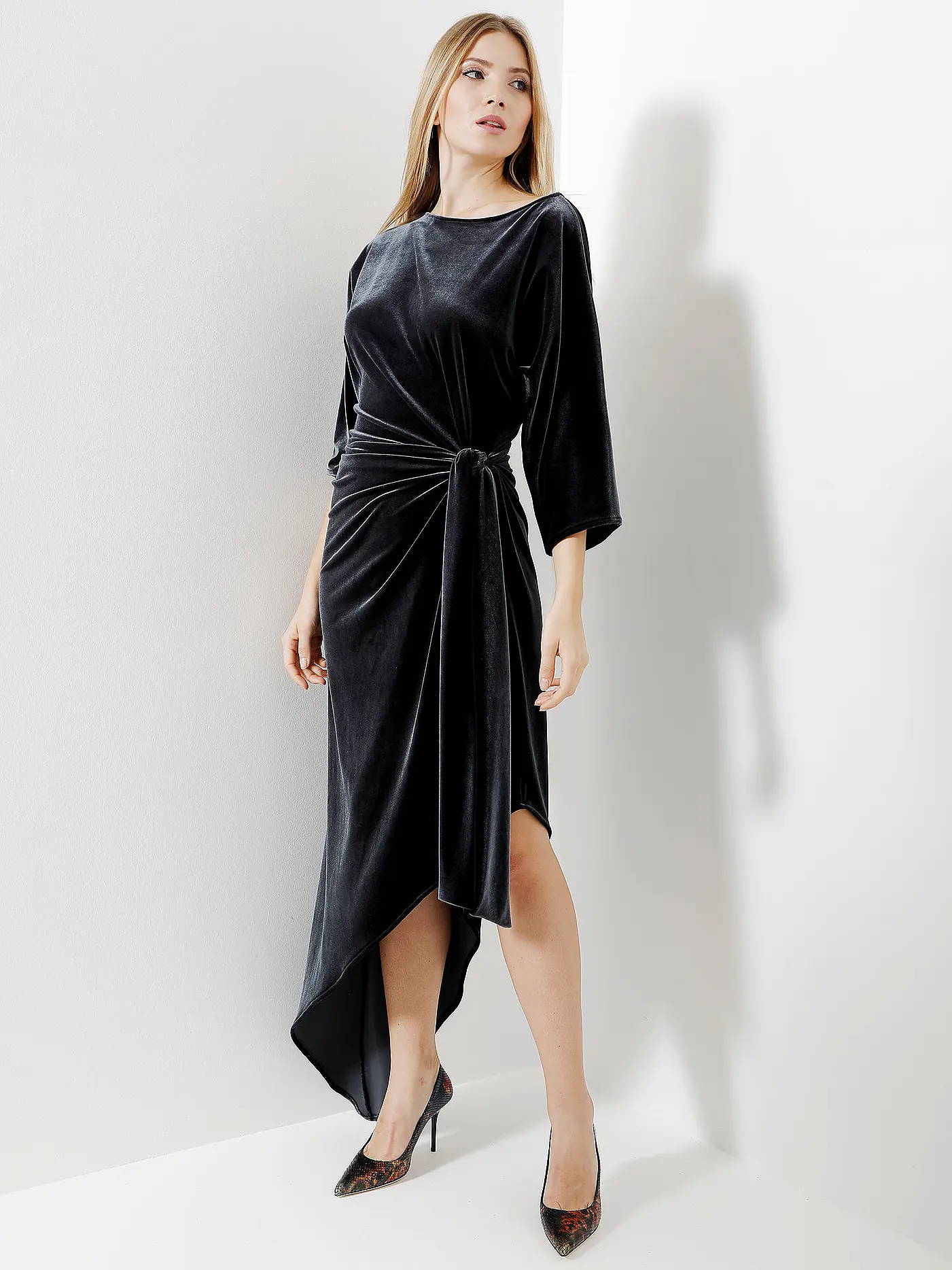 ARDEA LUH | Kleid "Aphrodite" | grau