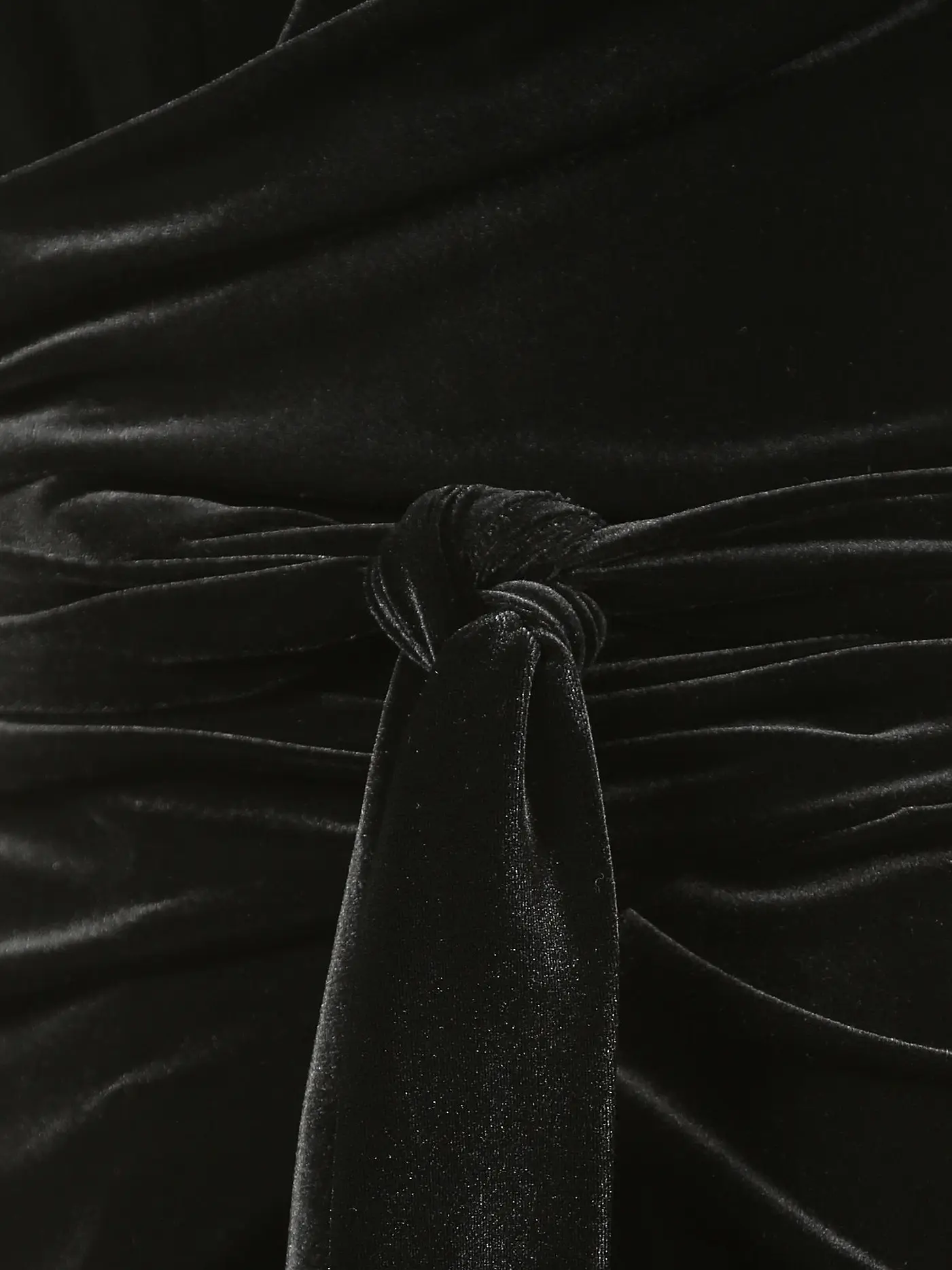 ARDEA LUH | Samtkleid | schwarz