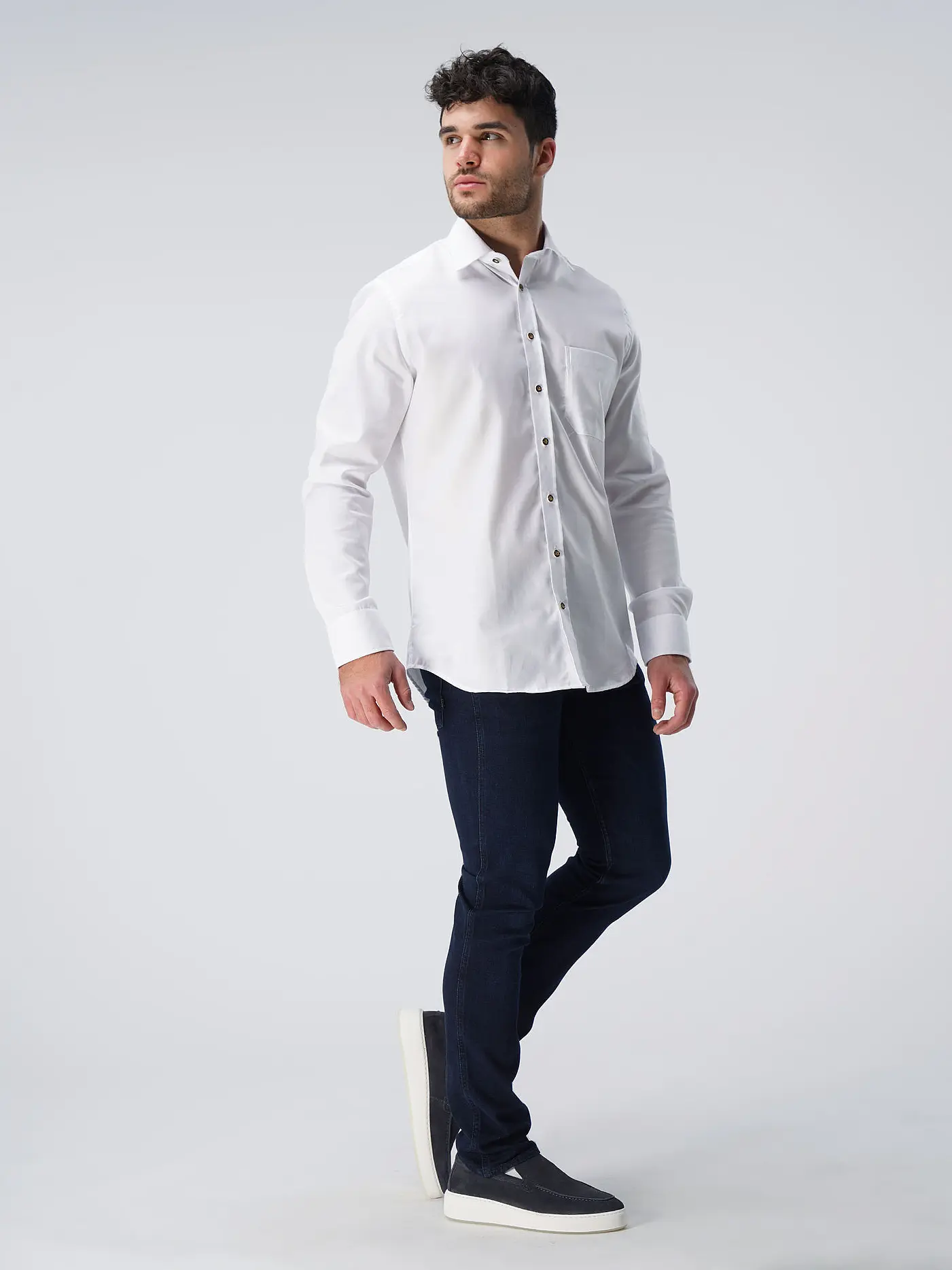 ARIDO | Trachtenhemd  | weiss