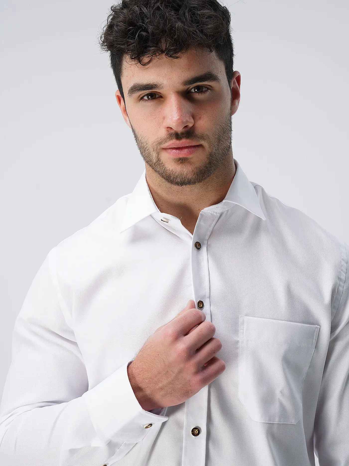 ARIDO | Trachtenhemd  | weiss