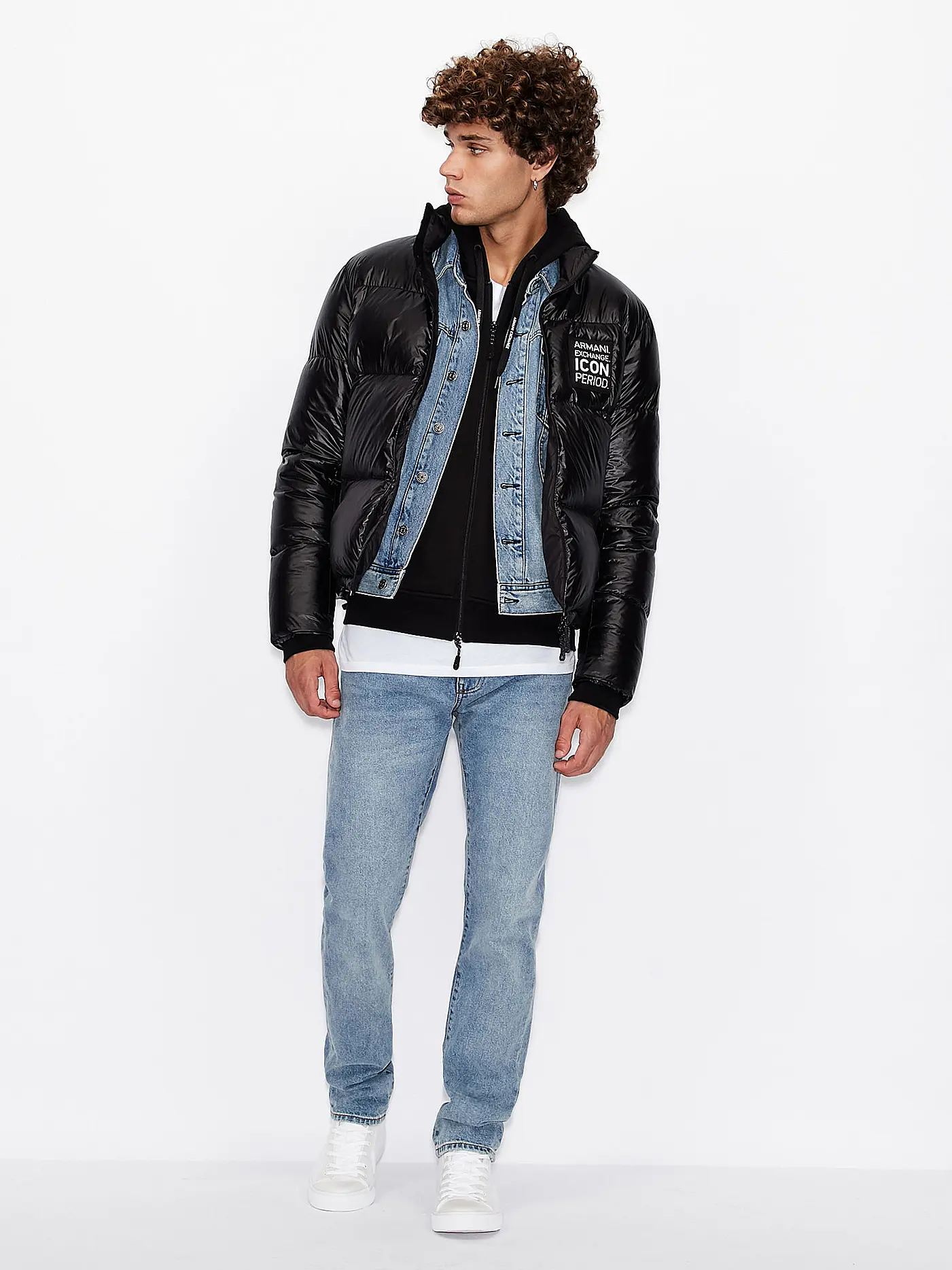 ARMANI EXCHANGE | Daunensteppjacke  | schwarz